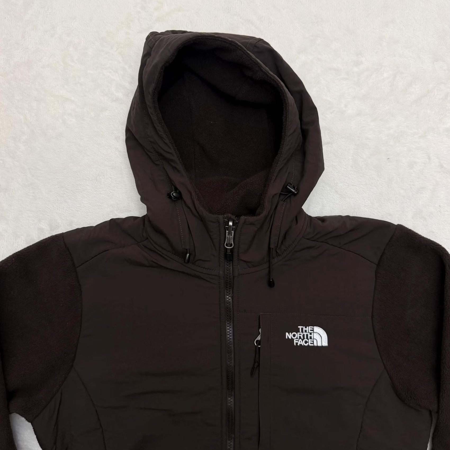 The North Face The North Face Jacket Womens Medium Brown Polartec Fleece Hooded Full Zip Warm Size M / US 6-8 / IT 42-44 - 2 Thumbnail