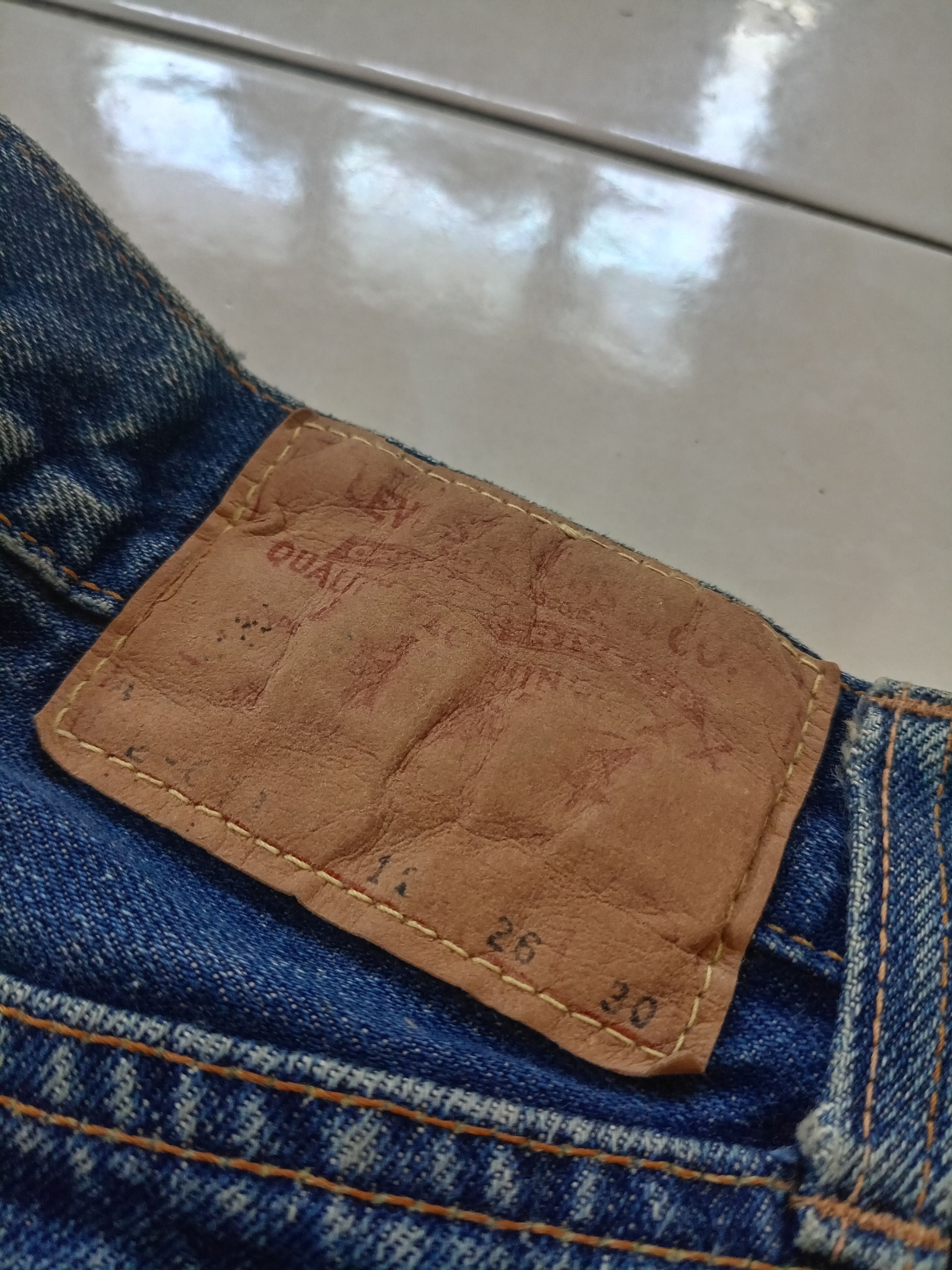 Levi's Vintage 70's levis 302 big E kids size 24 inc Size US 26 / EU 42 - 14 Thumbnail
