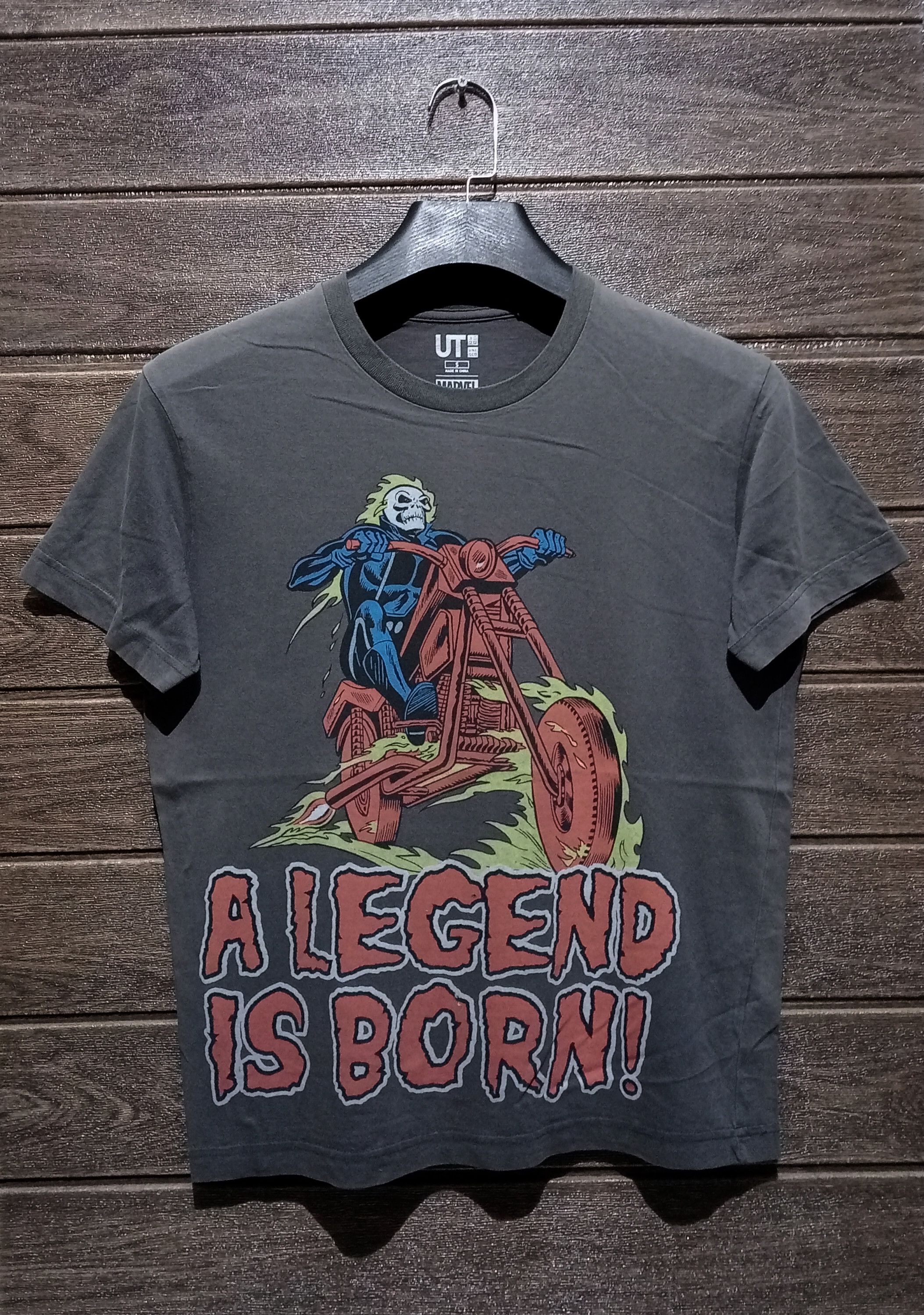 Marvel Comics × Uniqlo Marvel Ghost Rider A Legend is Born Tee Size US S / EU 44-46 / 1 - 1 Thumbnail