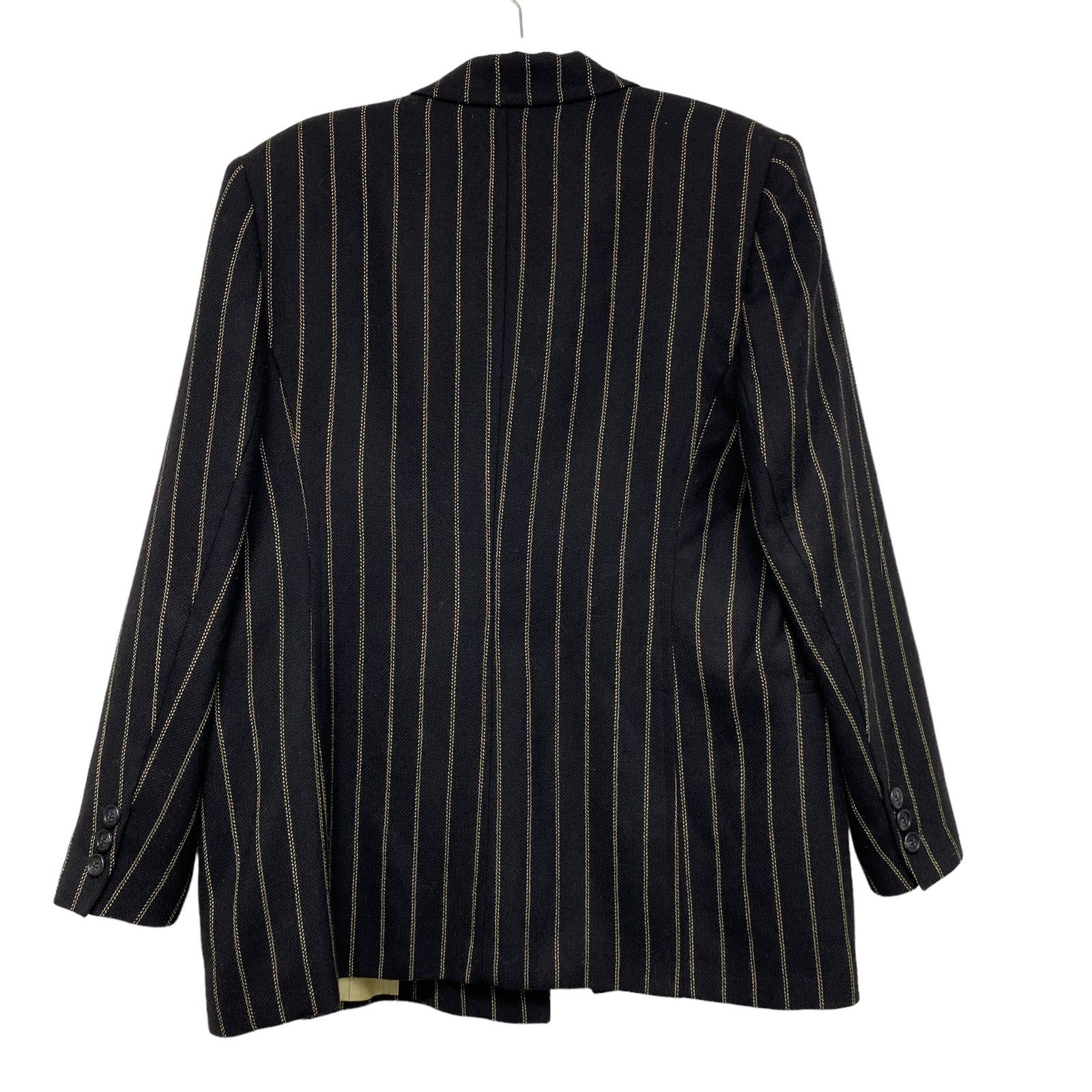Vintage Vintage Mondi Oversized Pinstripe Double Breasted Blazer Size S / US 4 / IT 40 - 6 Thumbnail