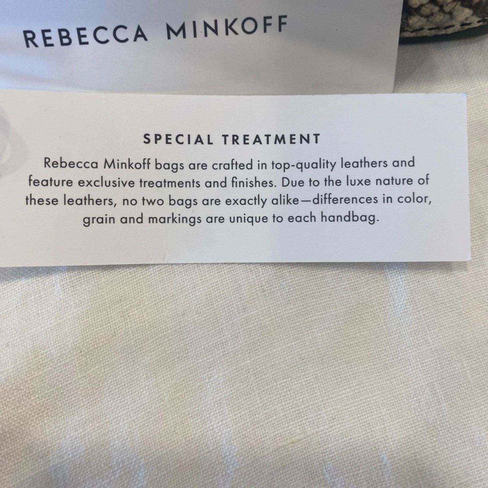 Rebecca Minkoff NWT Rebecca Minkoff Snakeprine Crossbody Leather Purse Size ONE SIZE - 5 Thumbnail