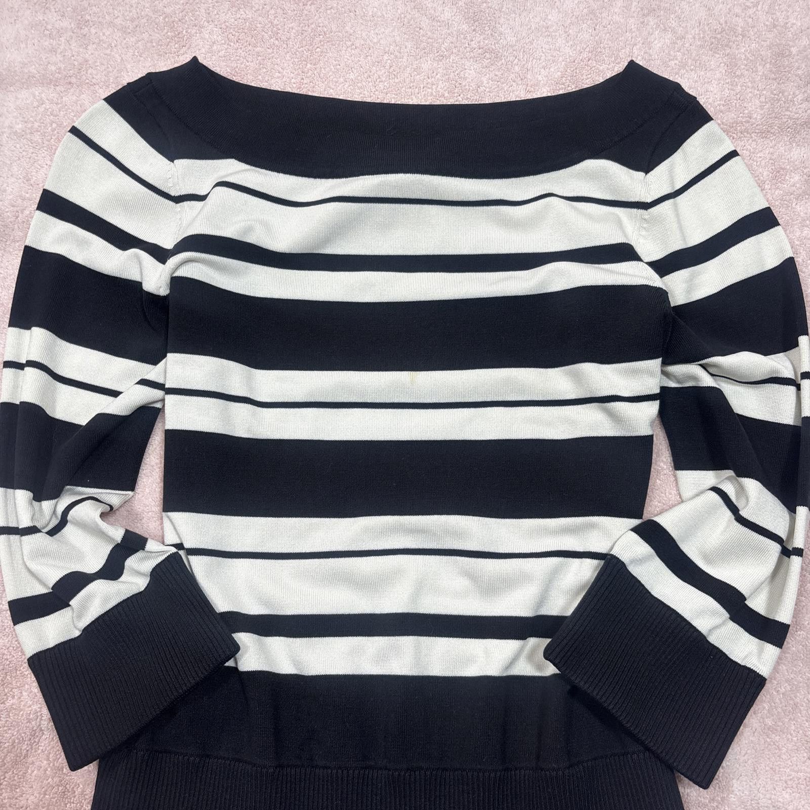 Other y2k striped structured wide neck top Size M / US 6-8 / IT 42-44 - 3 Thumbnail