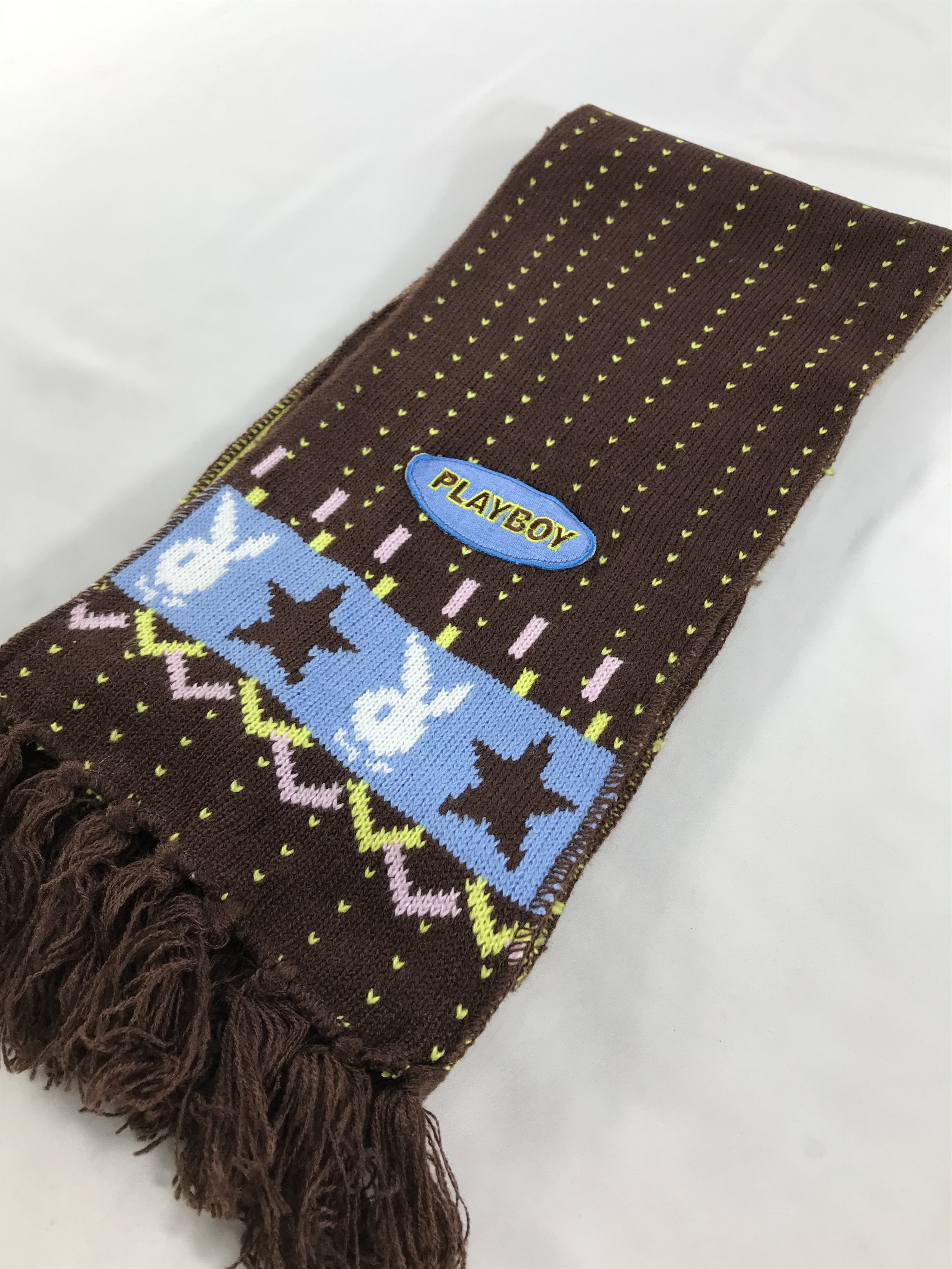 Playboy Vintage Playboy Scarf/Muffler/Neckwear MF1350 Size ONE SIZE - 3 Thumbnail