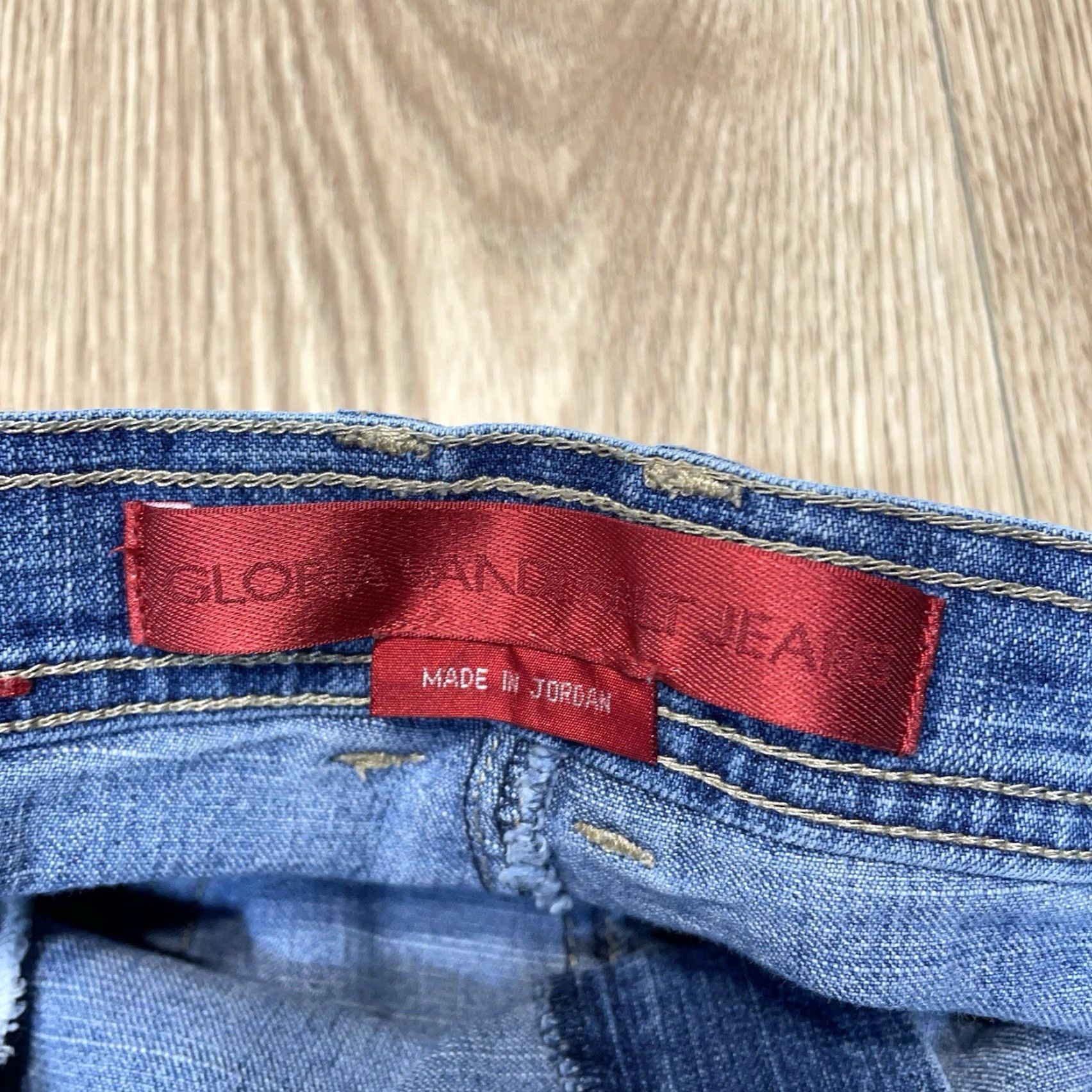 Gloria Vanderbilt GLORIA VANDERBILT Women's High Rise Straight Jeans Size 14 Medium Blue Size 36" / US 14 / IT 50 - 2 Thumbnail
