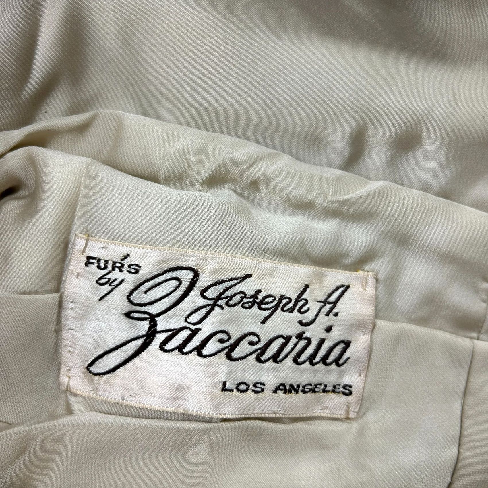 Joseph VINTAGE Joseph Zaccaria Fur Coat Womens M Ivory Long Overcoat 80s Real Mink Lined Coat Mens? Size M / US 6-8 / IT 42-44 - 7 Thumbnail