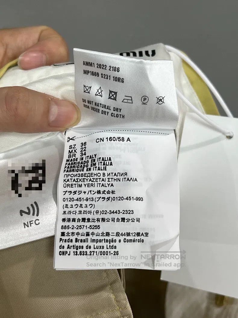 Miu Miu Miu Miu 36 Slogan shorts Size 25" / US 0 / IT 36 - 5 Thumbnail