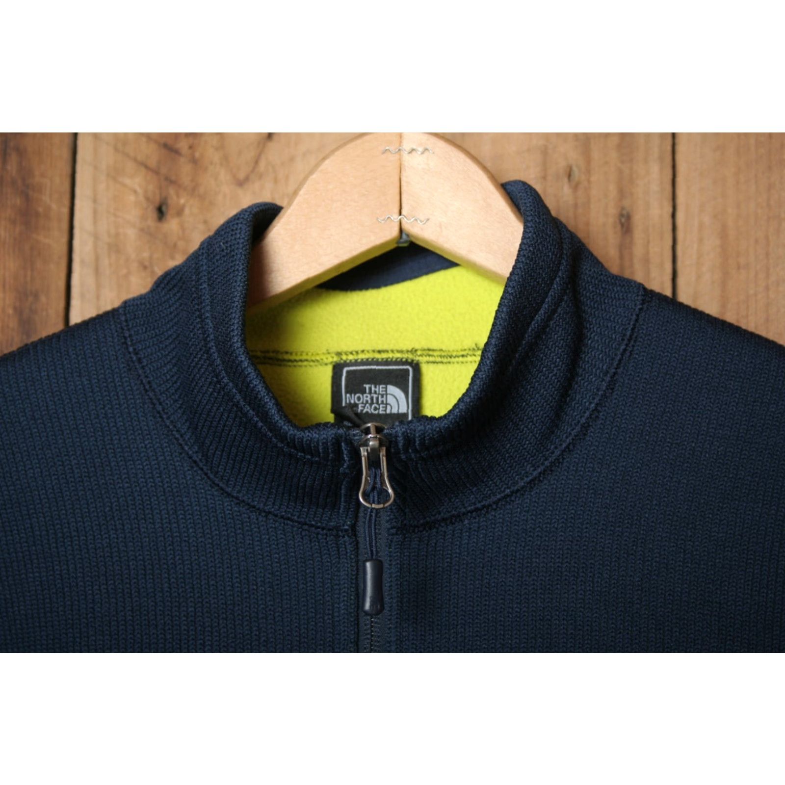 The North Face VINTAGE The North Face Krestwood Blue Ribbed Knit Full Zip Jacket Mens L Blue Full Zip, Jacket, The North Face, Mens, L Size US L / EU 52-54 / 3 - 2 Thumbnail