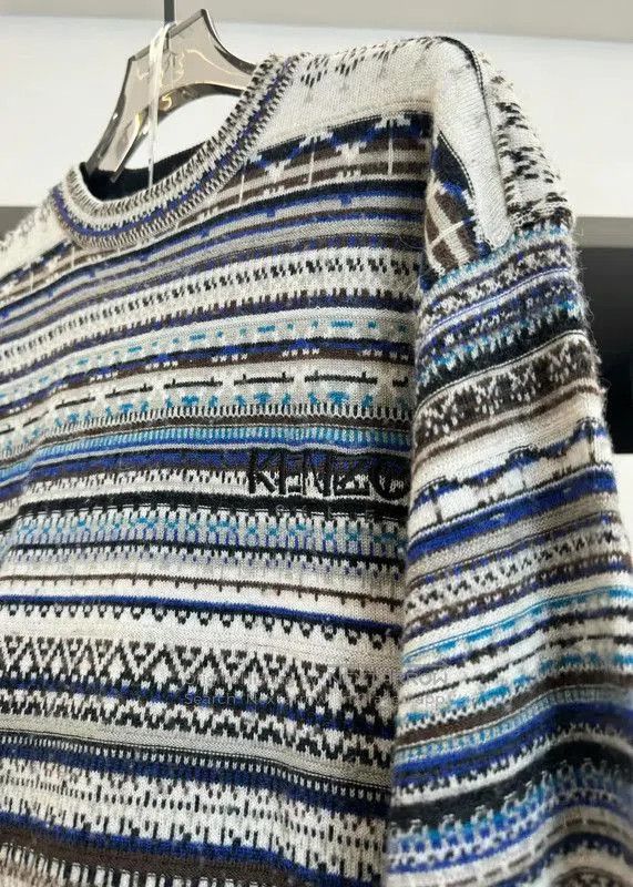 Kenzo KENZO Colorful Wool Pullover Sweater for Women . Size XXS / US 00 / IT 34 - 5 Thumbnail
