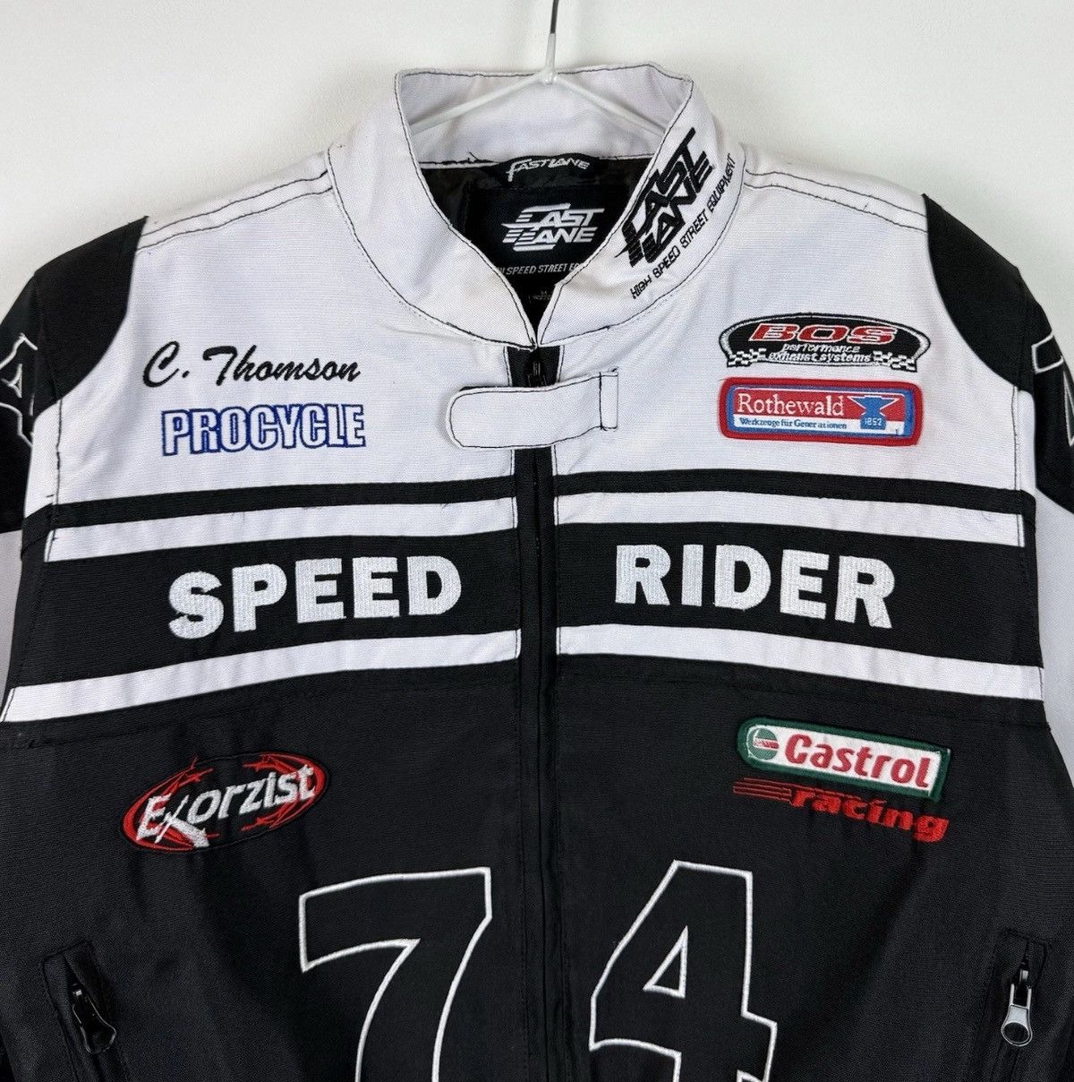 Other Fast Lane Speed Rider Freak Racing Crew Jacket Boy’s Size M Size US XXS / EU 40 - 2 Thumbnail