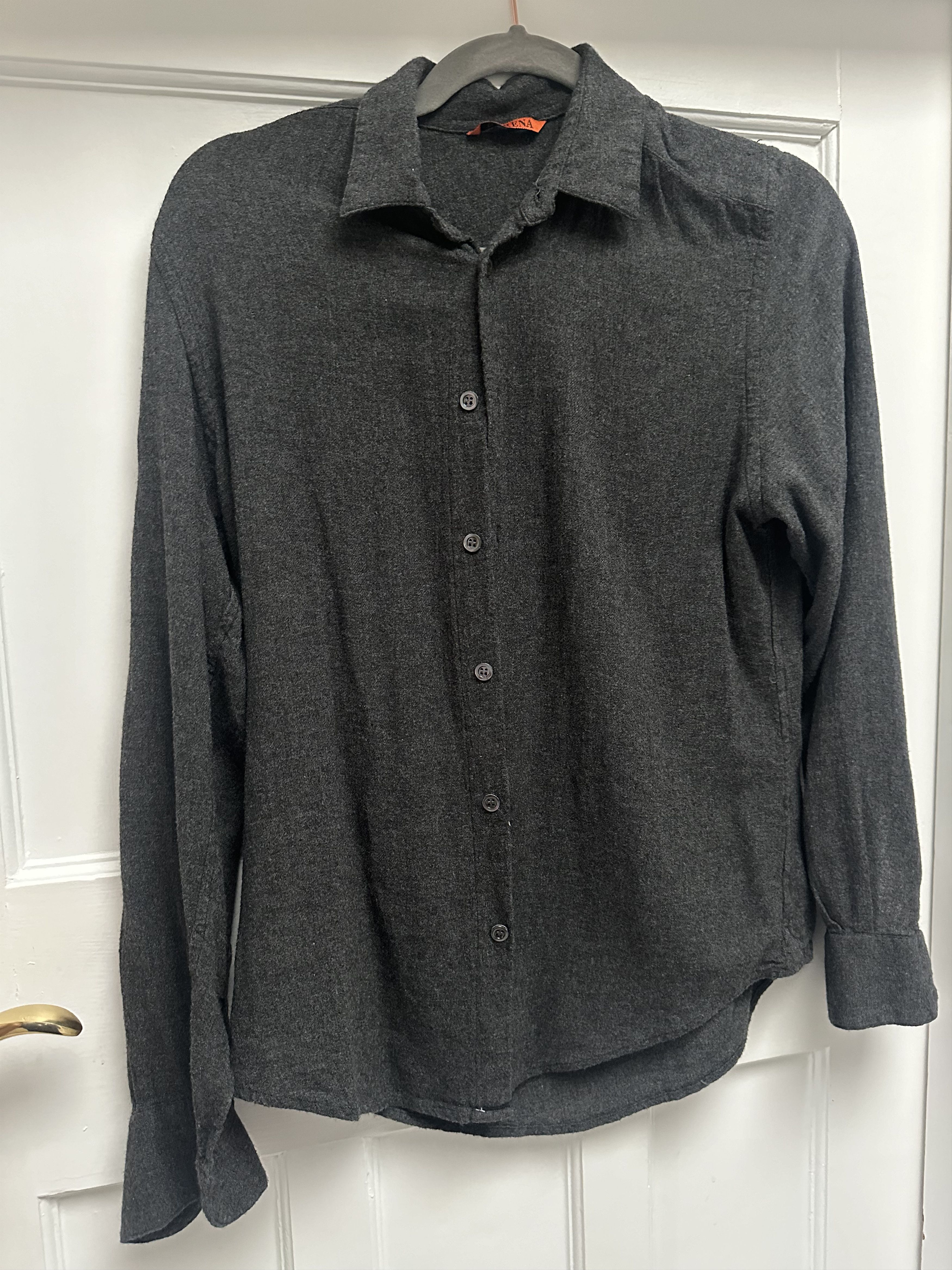 Barena Grey long-sleeve shirt, thin cotton Size US S / EU 44-46 / 1 - 1 Thumbnail