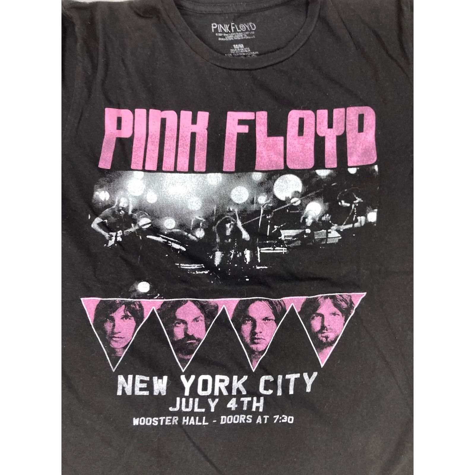 Vintage Pink Floyd T-Shirt Women Medium Black City Music Retro Crew Neck Short Sleeve VINTAGE (if applicable) Size M / US 6-8 / IT 42-44 - 2 Thumbnail