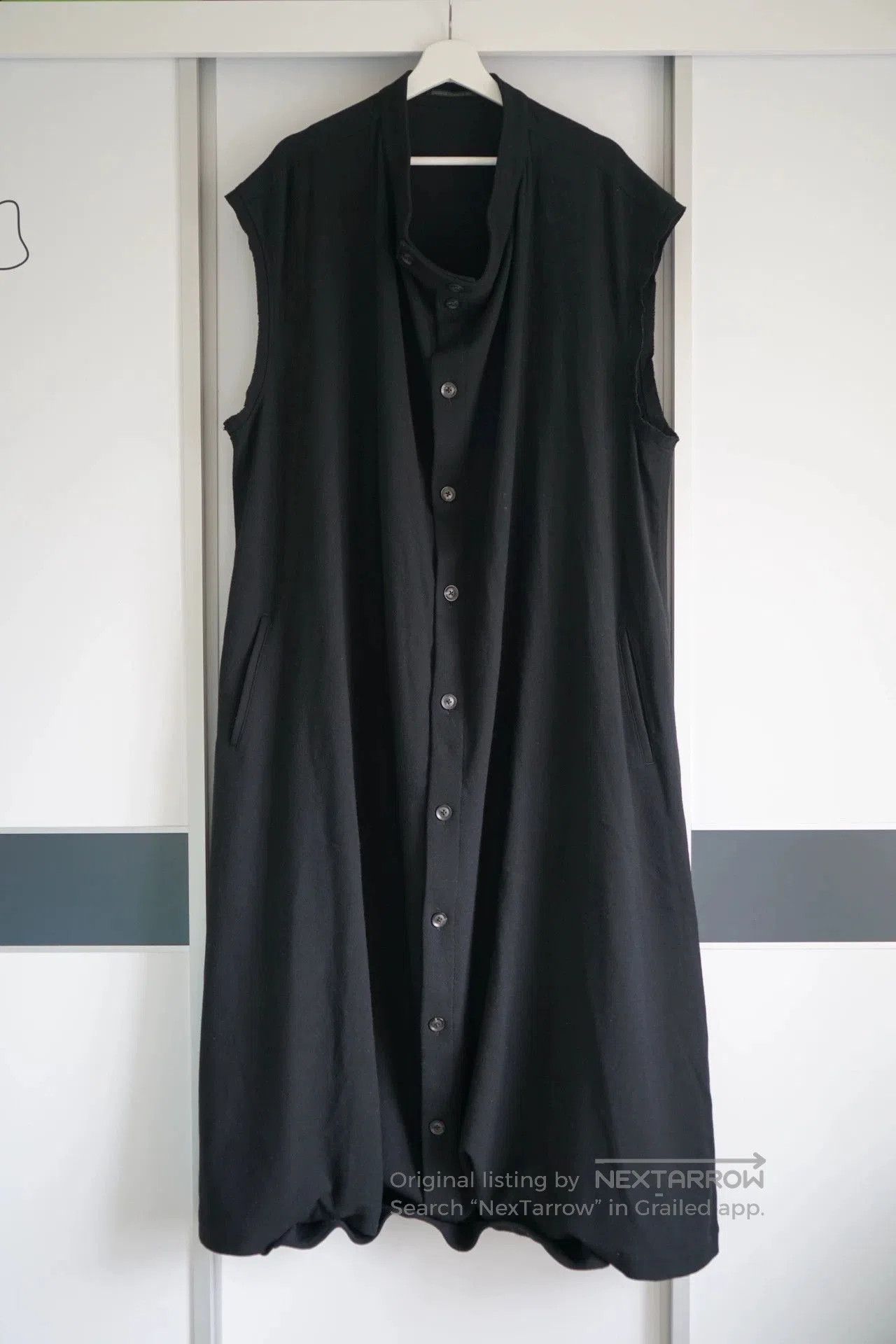 Yohji Yamamoto Yohji Yamamoto Sleeveless Coat from 2018 Collection. Size US S / EU 44-46 / 1 - 2 Thumbnail