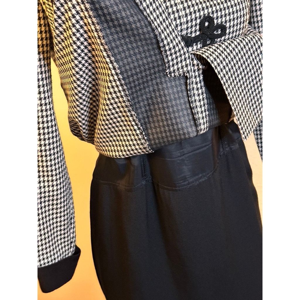 Other Vintage Houndstooth Dress from Positive Attitude Size M / US 6-8 / IT 42-44 - 6 Thumbnail