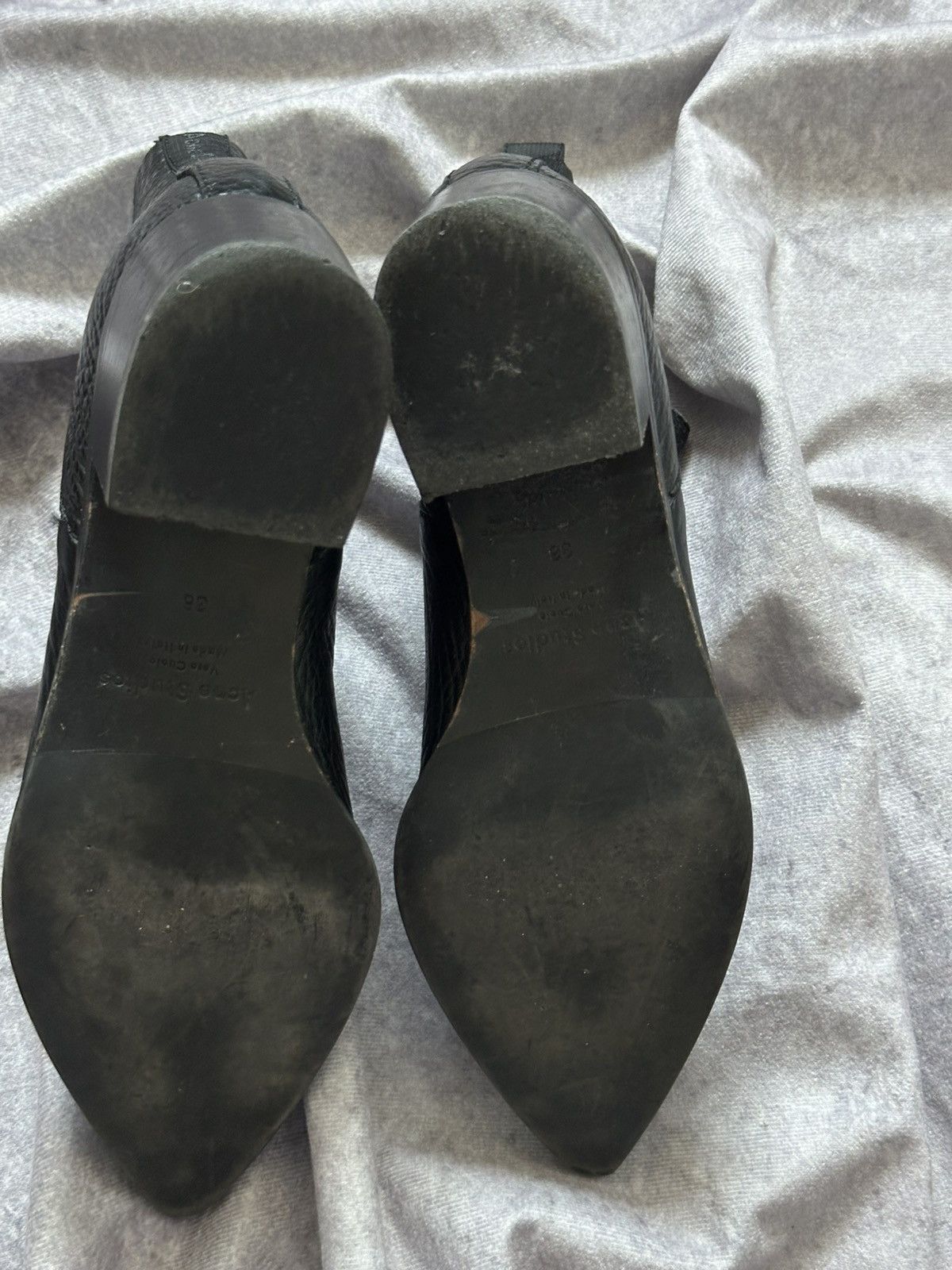 Acne Studios Acne Studios Jensen Ankle Boots In Leather Women Black Size US 6 / IT 36 - 9 Thumbnail
