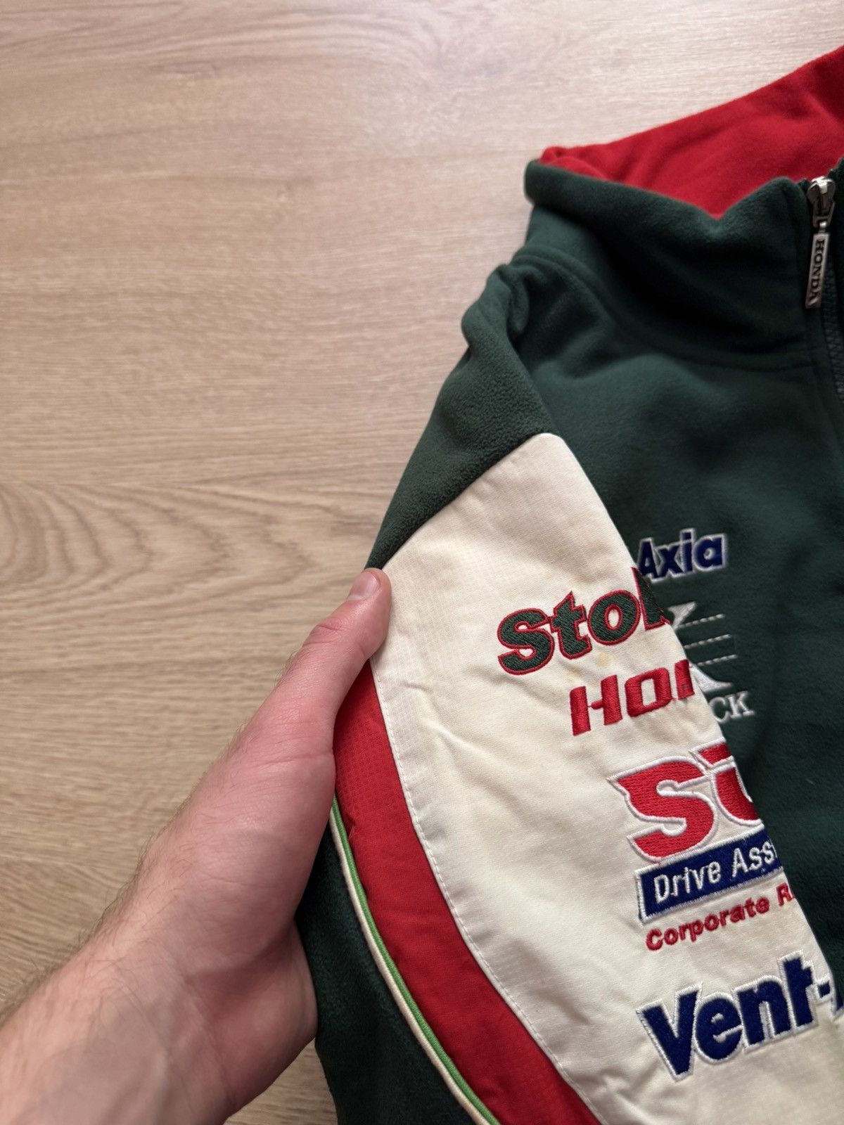 NASCAR Vintage Honda Nascar Racing y2k Fleece Full Zip Jacket Size US L / EU 52-54 / 3 - 4 Thumbnail