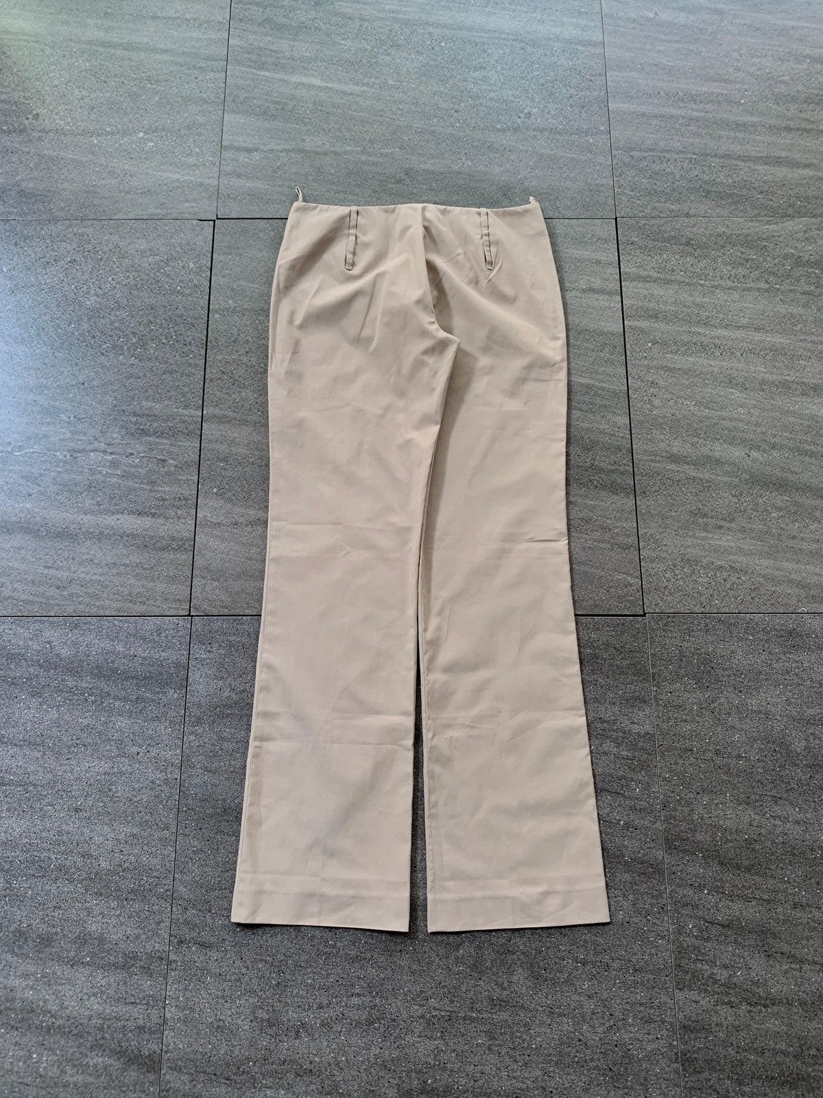 Prada FREE TAX! 2000s Slim Flared Trousers Size US 28 / EU 44 - 6 Thumbnail