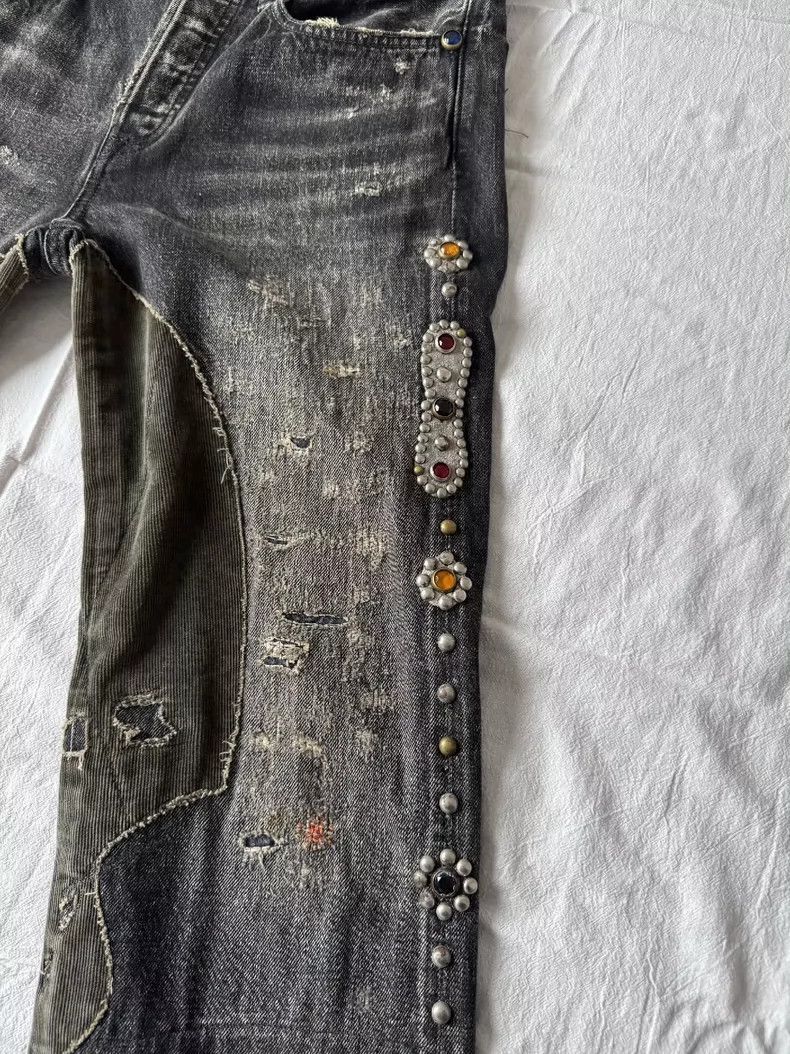 Kapital Kapital The first generation of erosive gemstone pants-2506 Size US 32 / EU 48 - 6 Thumbnail