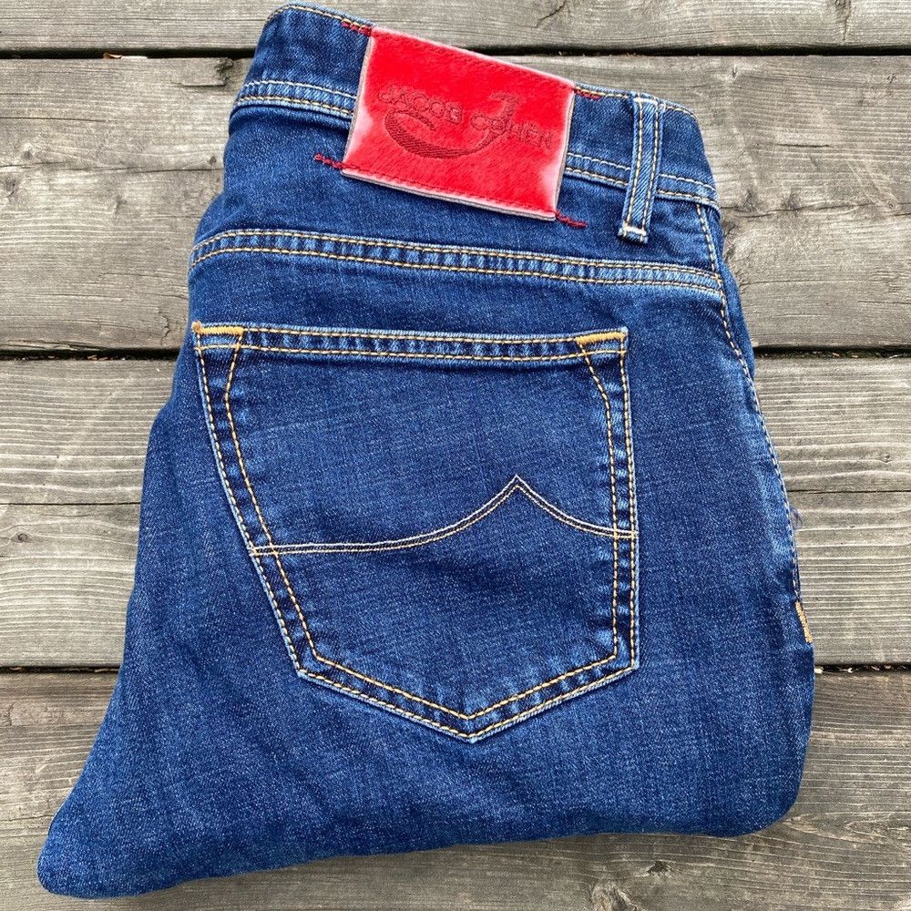 Jacob Cohen Vintage Jacob Cohen Jeans Size 34 Blue Designer Denim Size US 34 / EU 50 - 1 Thumbnail