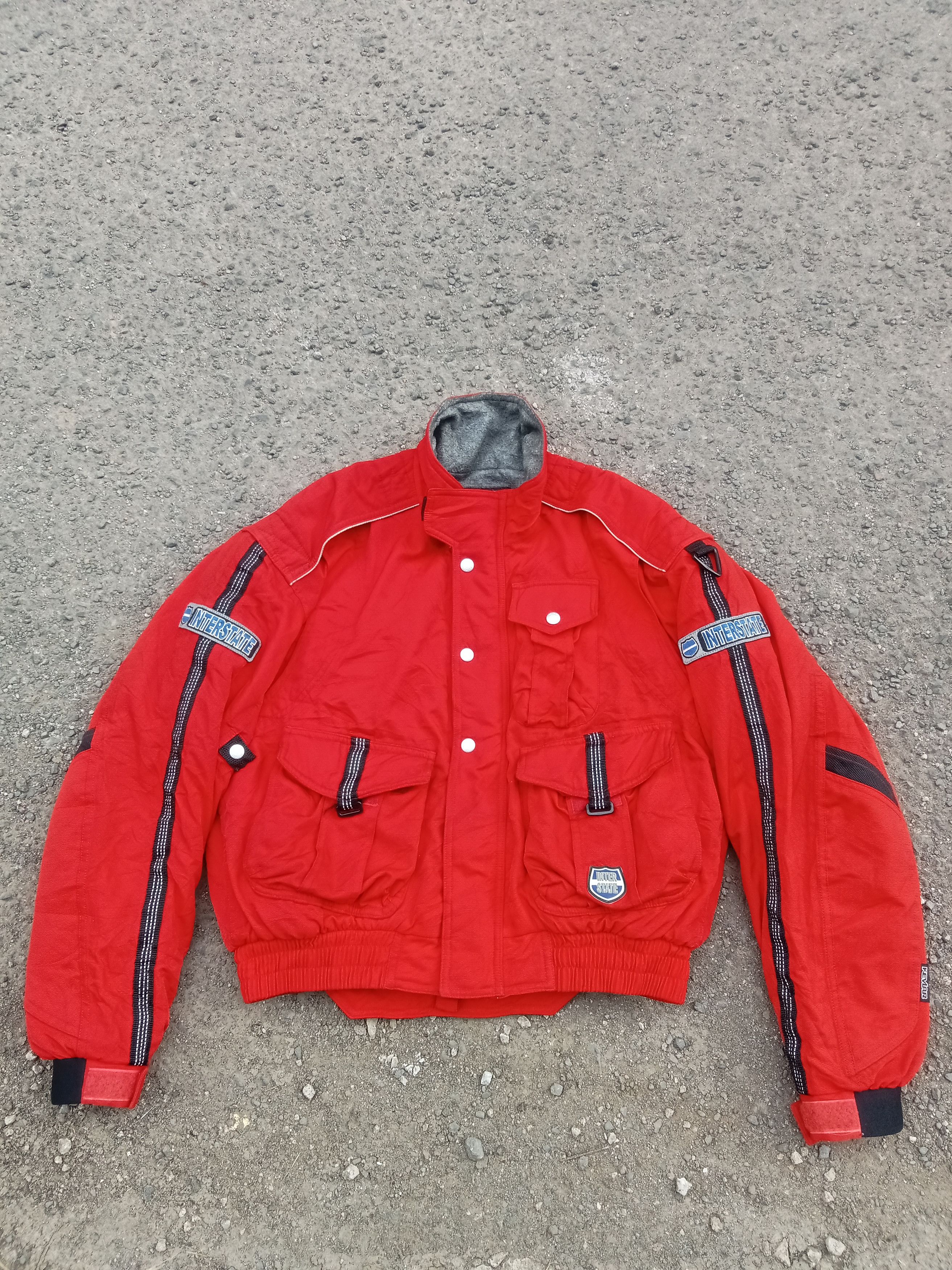 image of Interstate By Rs Taichi Racing Jacket in Red, Men's (Size Medium)