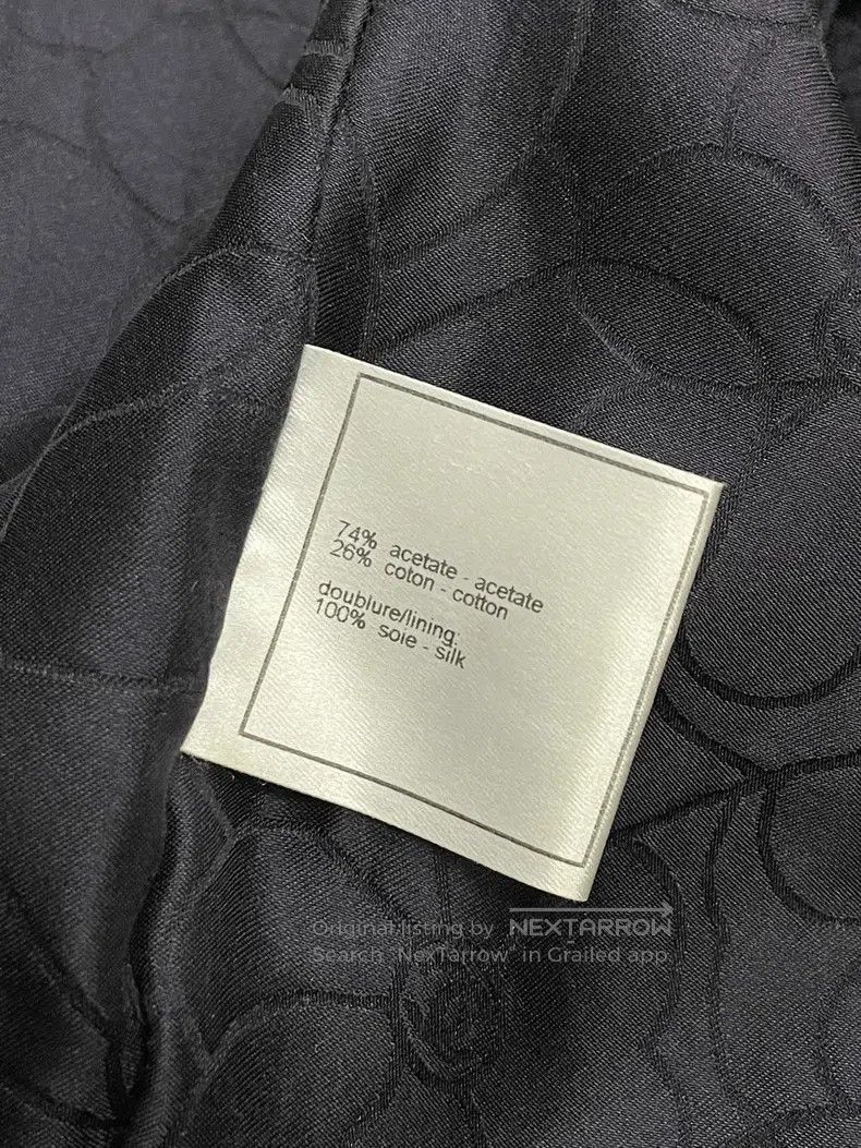 Chanel Chanel Black check brown lapel colour zipper jacket Size XS / US 0-2 / IT 36-38 - 9 Thumbnail