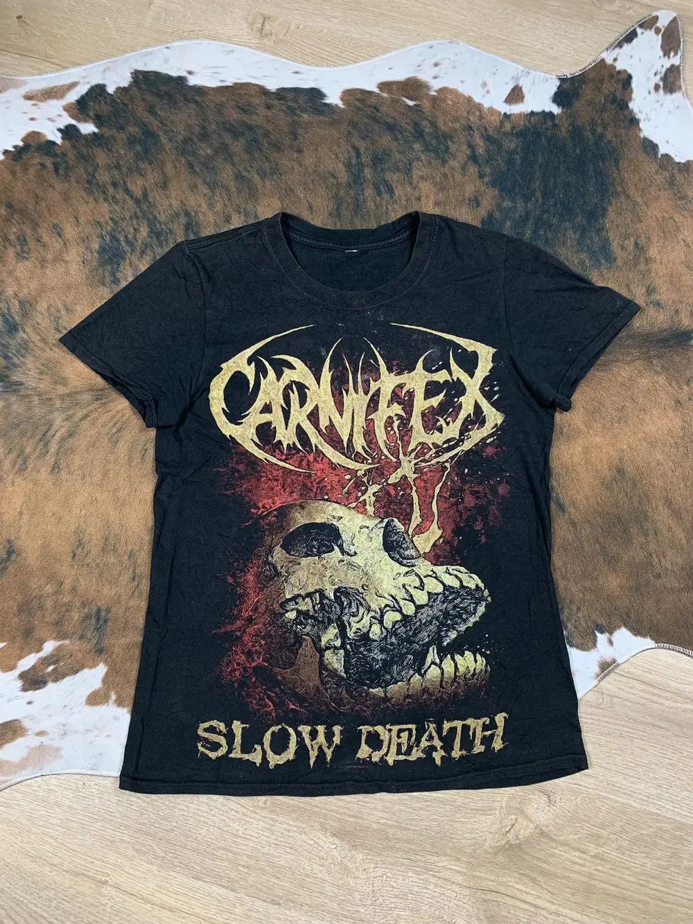 Other VINTAGE Y2K CARNIFEX DEATH METAL AFFLICTION STYLE BAND TEE Size US S / EU 44-46 / 1 - 1 Thumbnail
