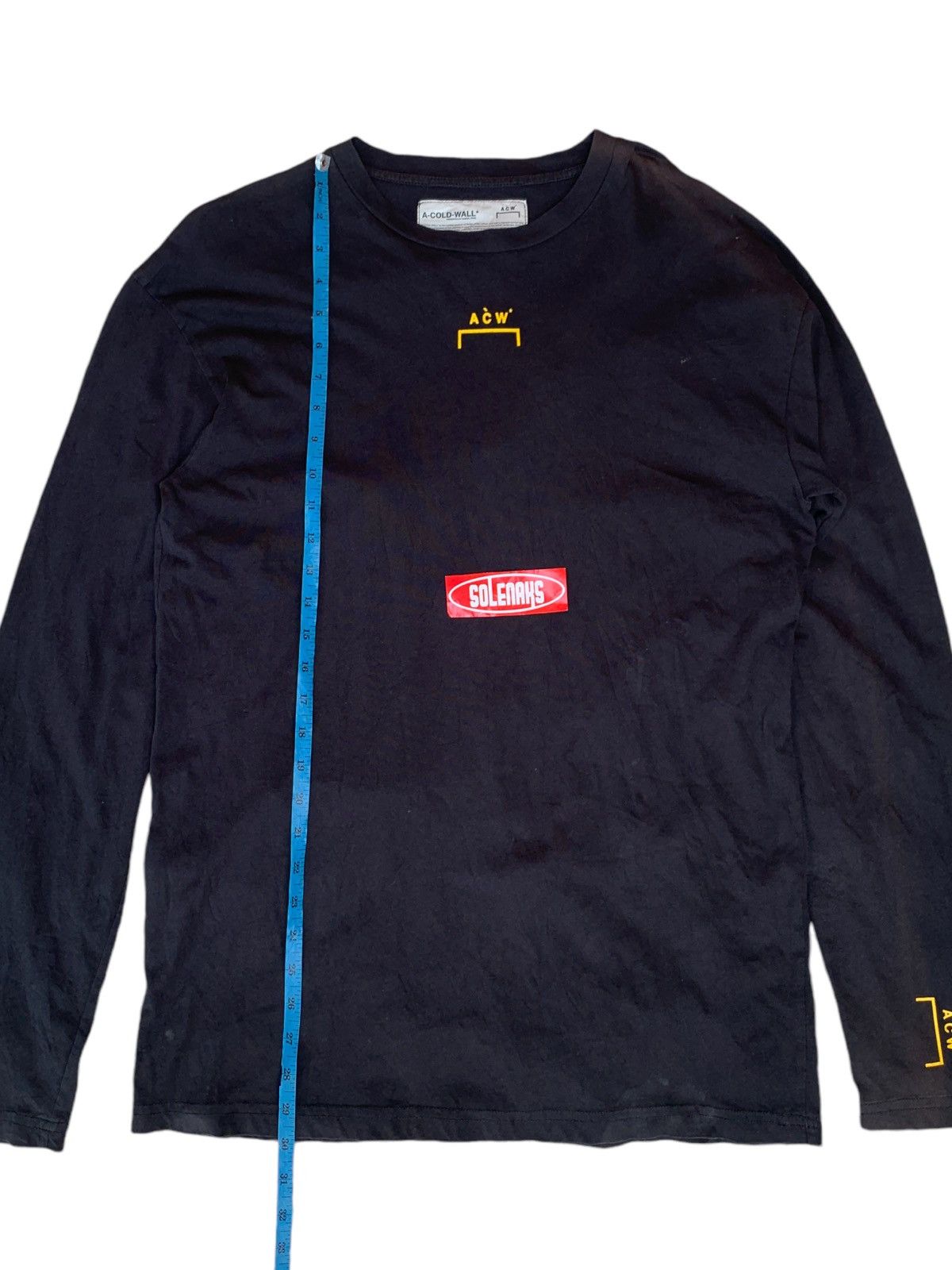 A-COLD-WALL* ACW long sleeve bracket logo tee Size US S / EU 44-46 / 1 - 8 Thumbnail