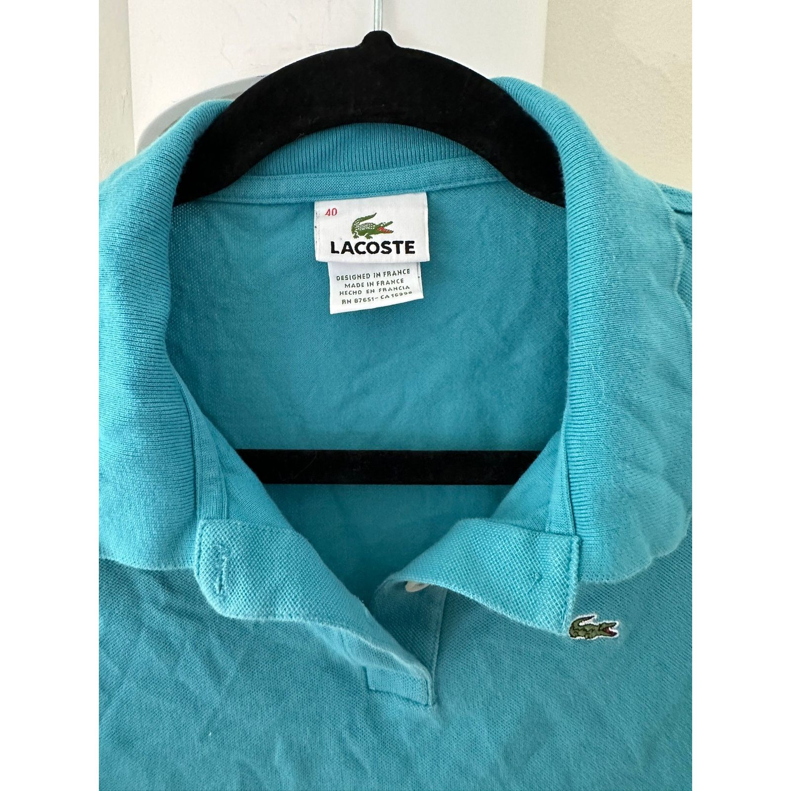 Lacoste Lacoste Women's Polo Shirt Blue 40 Size M / US 6-8 / IT 42-44 - 2 Thumbnail