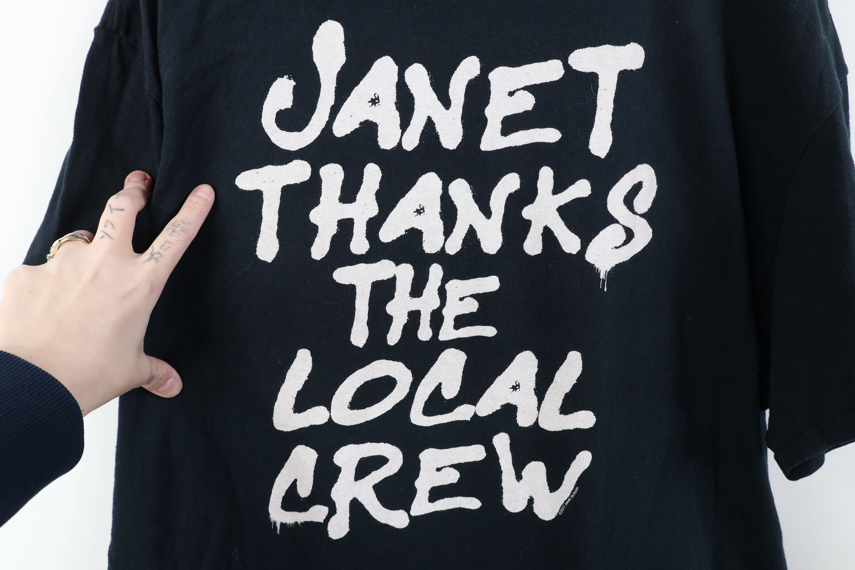 Vintage Vintage Y2K of the World Tour Janet Jackson Band T-Shirt Size US XL / EU 56 / 4 - 10 Thumbnail
