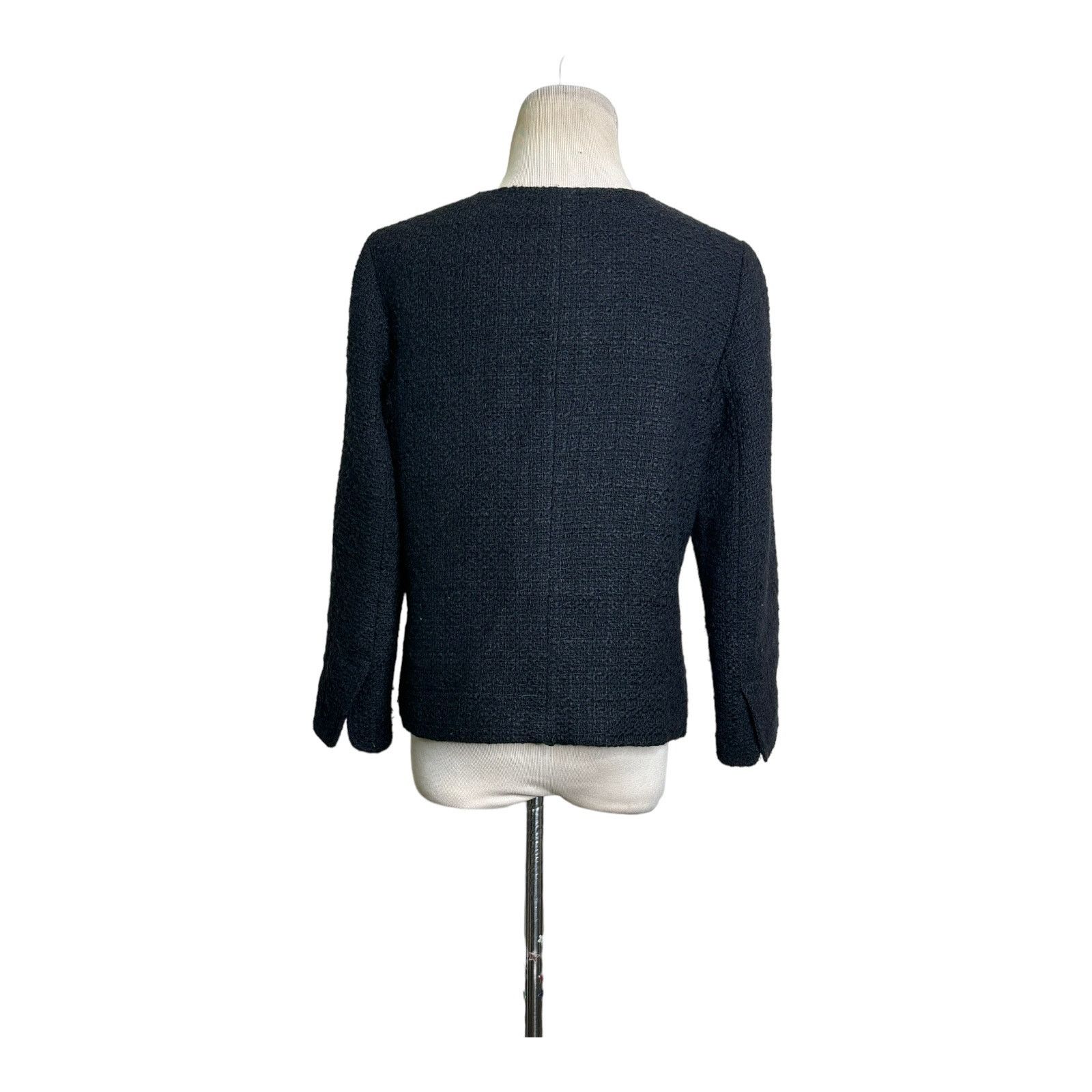 Vince Vince. black woven long sleeves blazer jacket size 10 Size L / US 10 / IT 46 - 15 Thumbnail