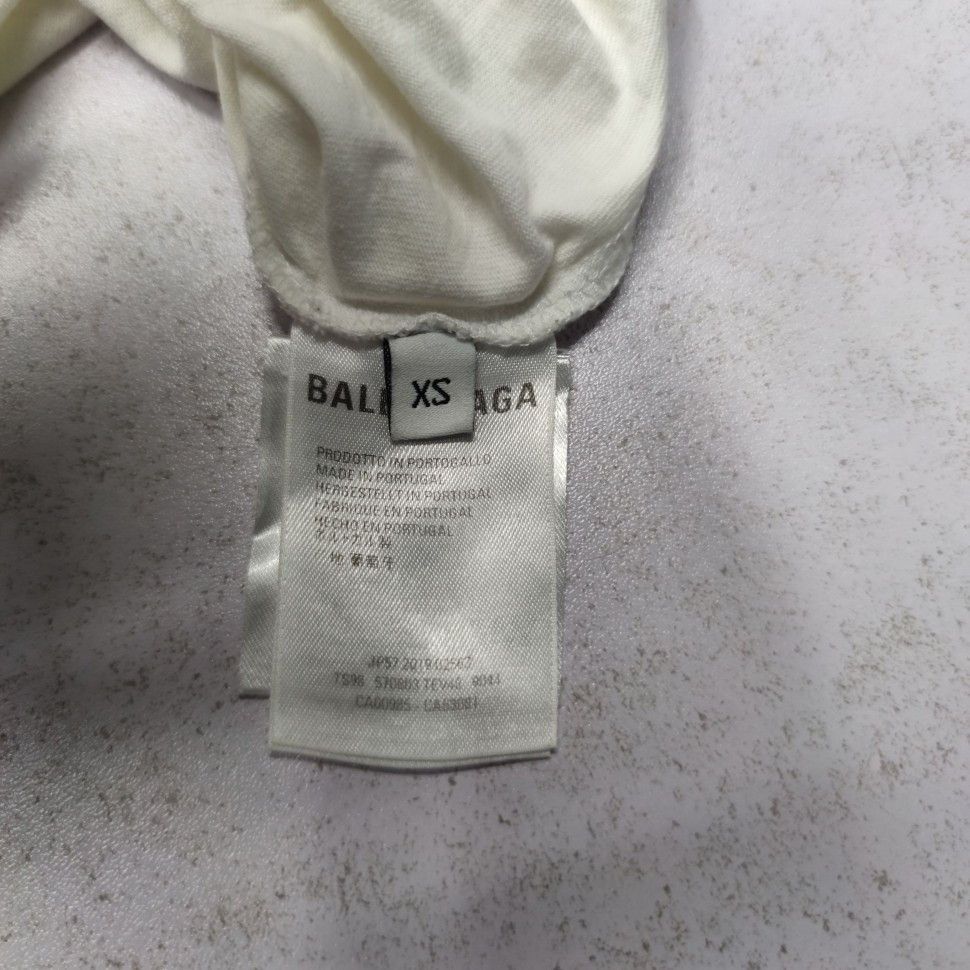 Balenciaga Balenciaga Balenciaga White T-shirt with BB logo-2506 Size US XS / EU 42 / 0 - 5 Thumbnail