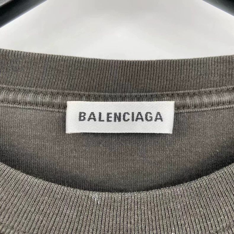 Balenciaga Balenciaga Back spiral line slogan short sleeve 2501-Nextar Size US L / EU 52-54 / 3 - 3 Thumbnail