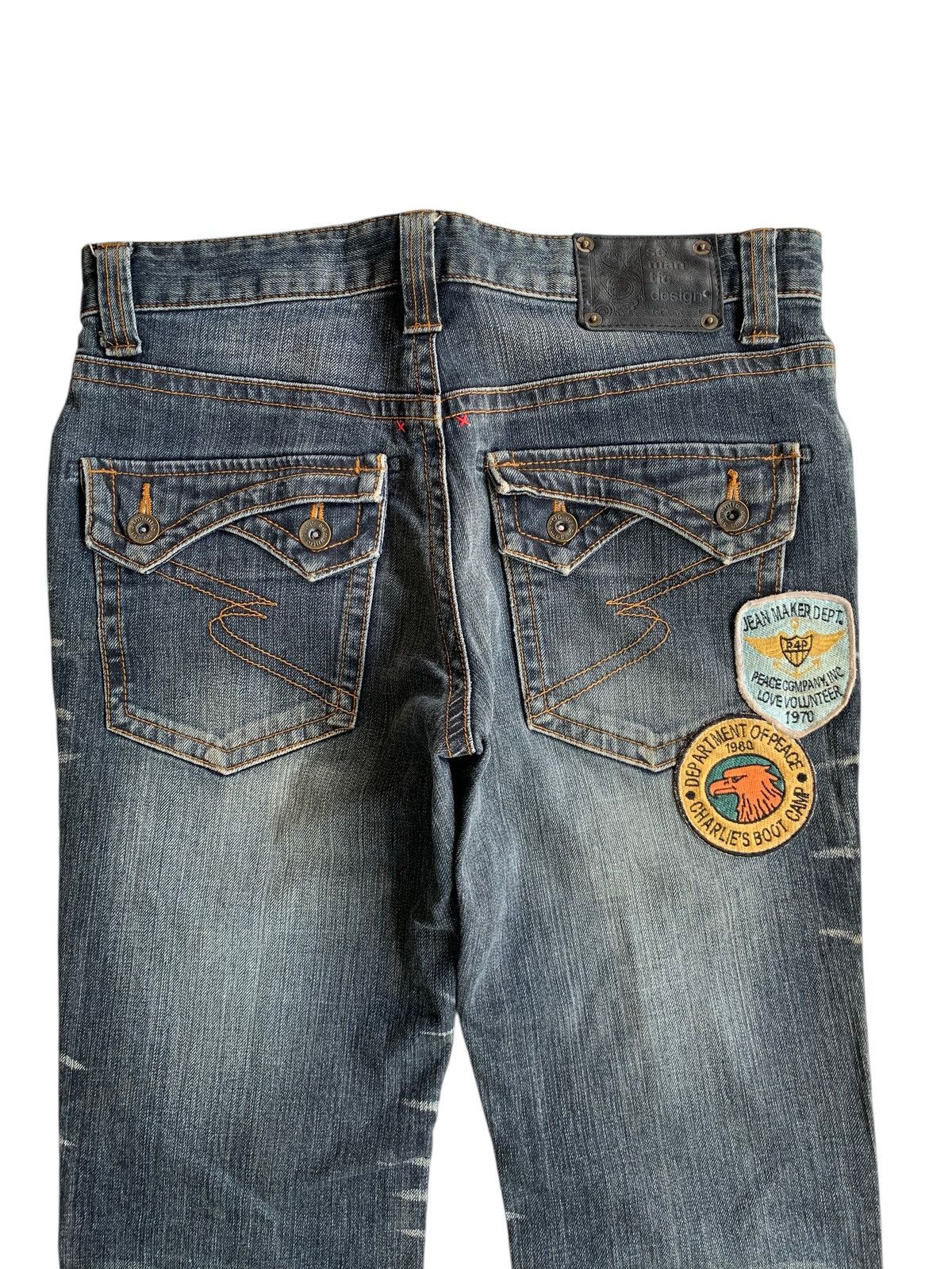 semanticdesign SEMANTIC DESIGN JAPANESE RUSTY MUDMAX PUNK STYLE DENIM☠️🎌 Size US 32 / EU 48 - 6 Thumbnail