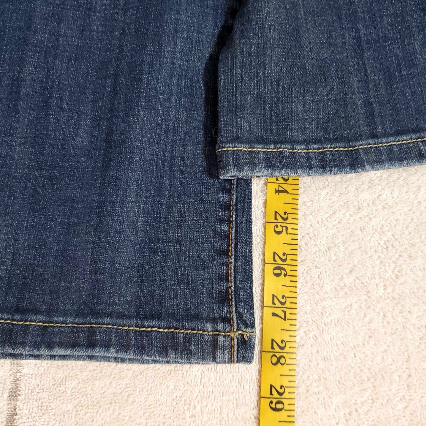 Vintage Bauer Jeans Mens Y2K Grunge 30 x 28 Blue Straight Jeans Mens Size US 30 / EU 46 - 6 Thumbnail