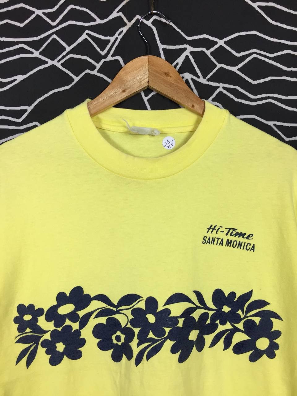 Vintage Vtg Hi Time Santa Monica Floral Pattern Graphic Tee Size US L / EU 52-54 / 3 - 3 Thumbnail
