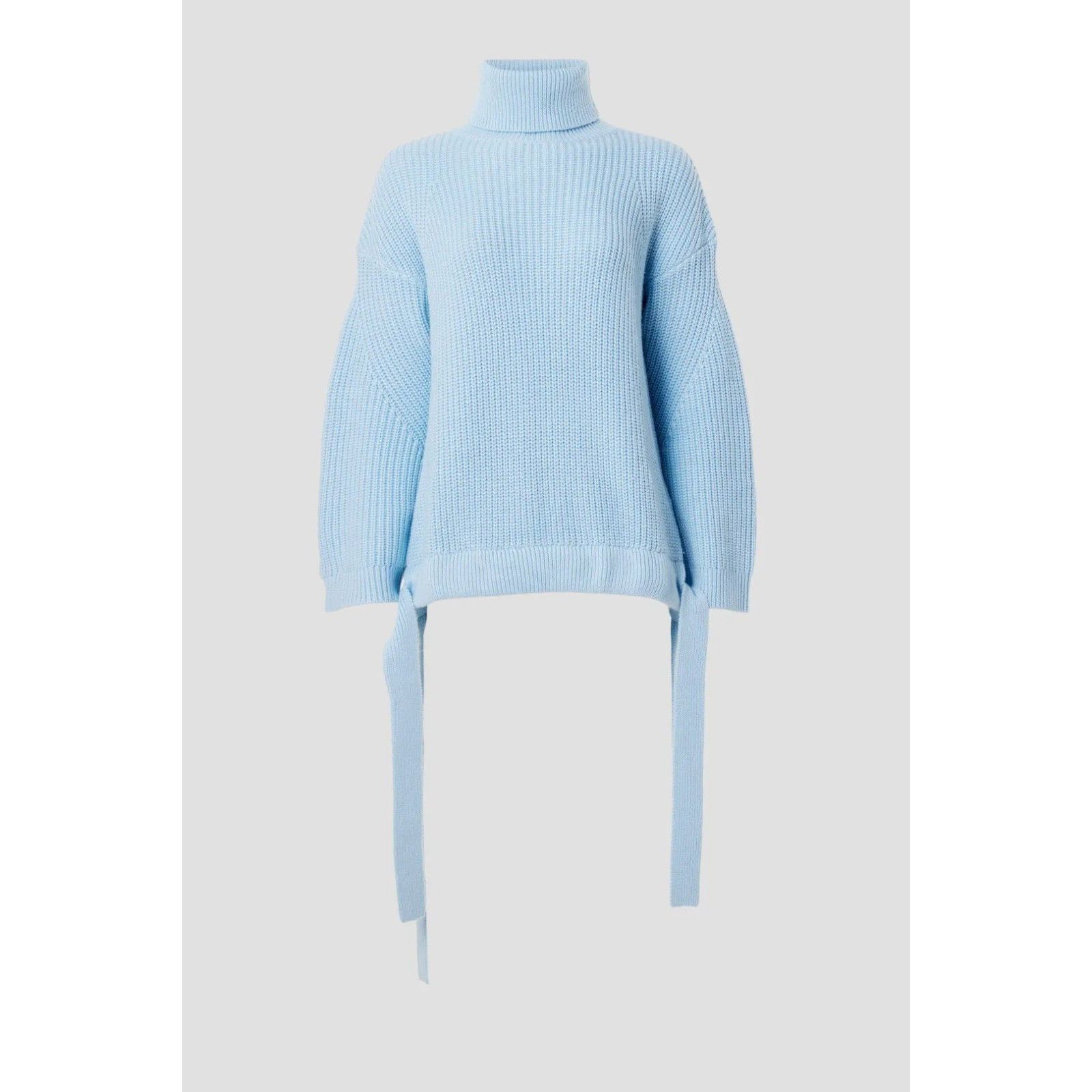 Other Jason Wu Blue Turtleneck Sweater XS Tunic Ribbed Pastel Desi Size XS / US 0-2 / IT 36-38 - 4 Thumbnail