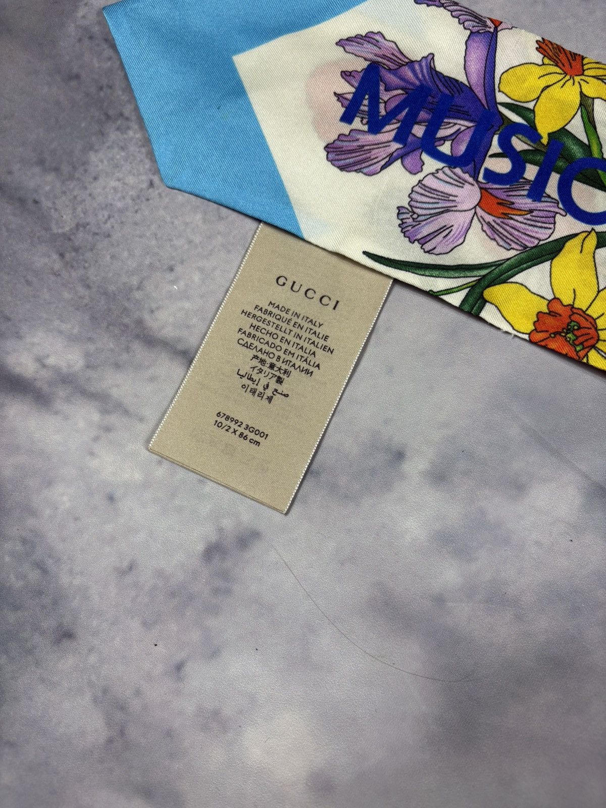 Gucci Gucci Flora 100th Anniversary Silk Scarf Size ONE SIZE - 5 Thumbnail