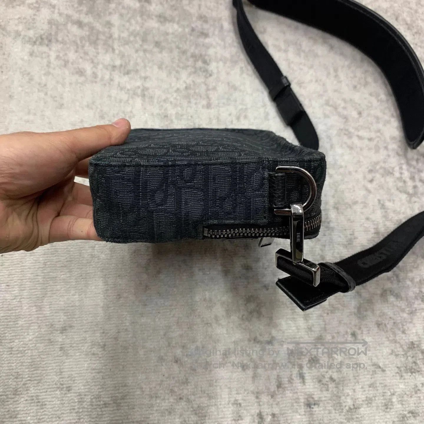 Dior Black Crossbody Bag with Zip Closure. Size ONE SIZE - 4 Thumbnail