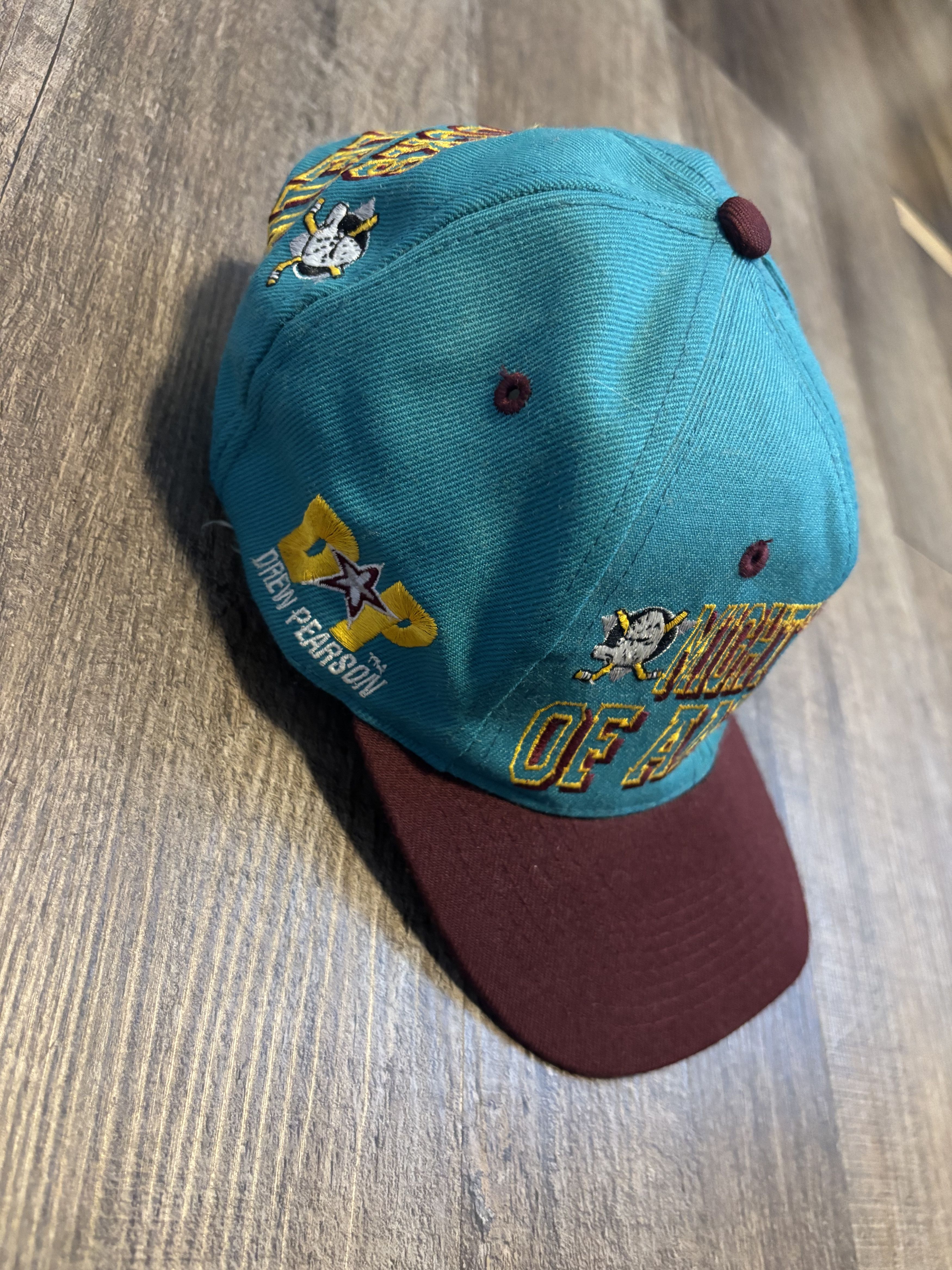 Drew Pearson Vintage Drew Pearson Might Ducks of Anaheim Embroidered Hat Size ONE SIZE - 2 Thumbnail