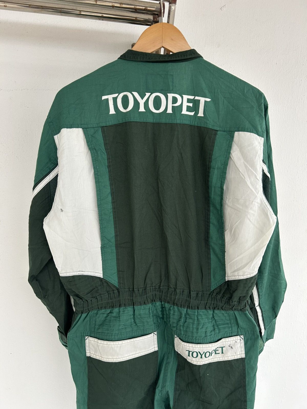 Vintage Toyopet Toyota Techno Vintage Coverall Japan Green Size US 34 / EU 50 - 7 Thumbnail