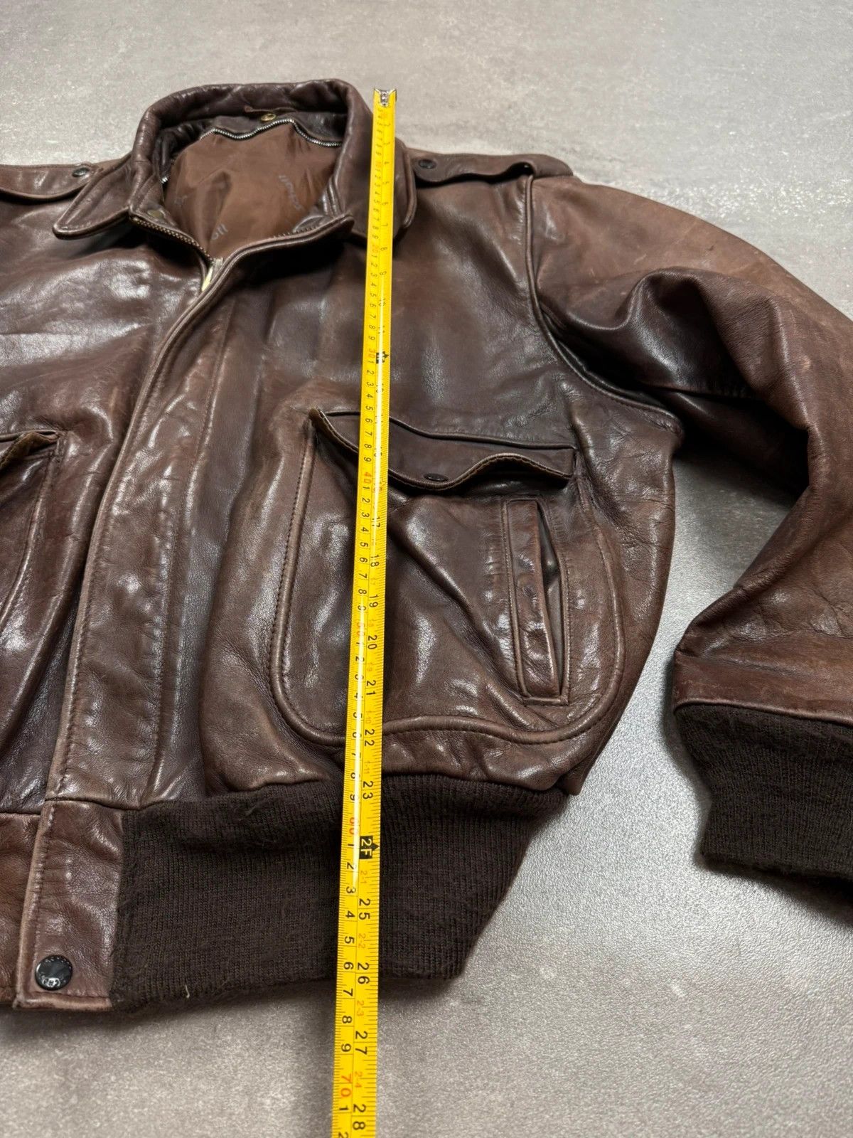 Schott Schott leather jacket vintage 1980s 1970s rétro made in USA Size US XL / EU 56 / 4 - 16 Thumbnail
