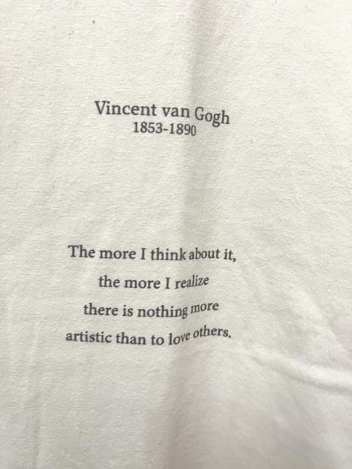 Japanese Brand × Vintage Vincent Van Goh Art 1853-1890 T shirt Size US L / EU 52-54 / 3 - 3 Thumbnail
