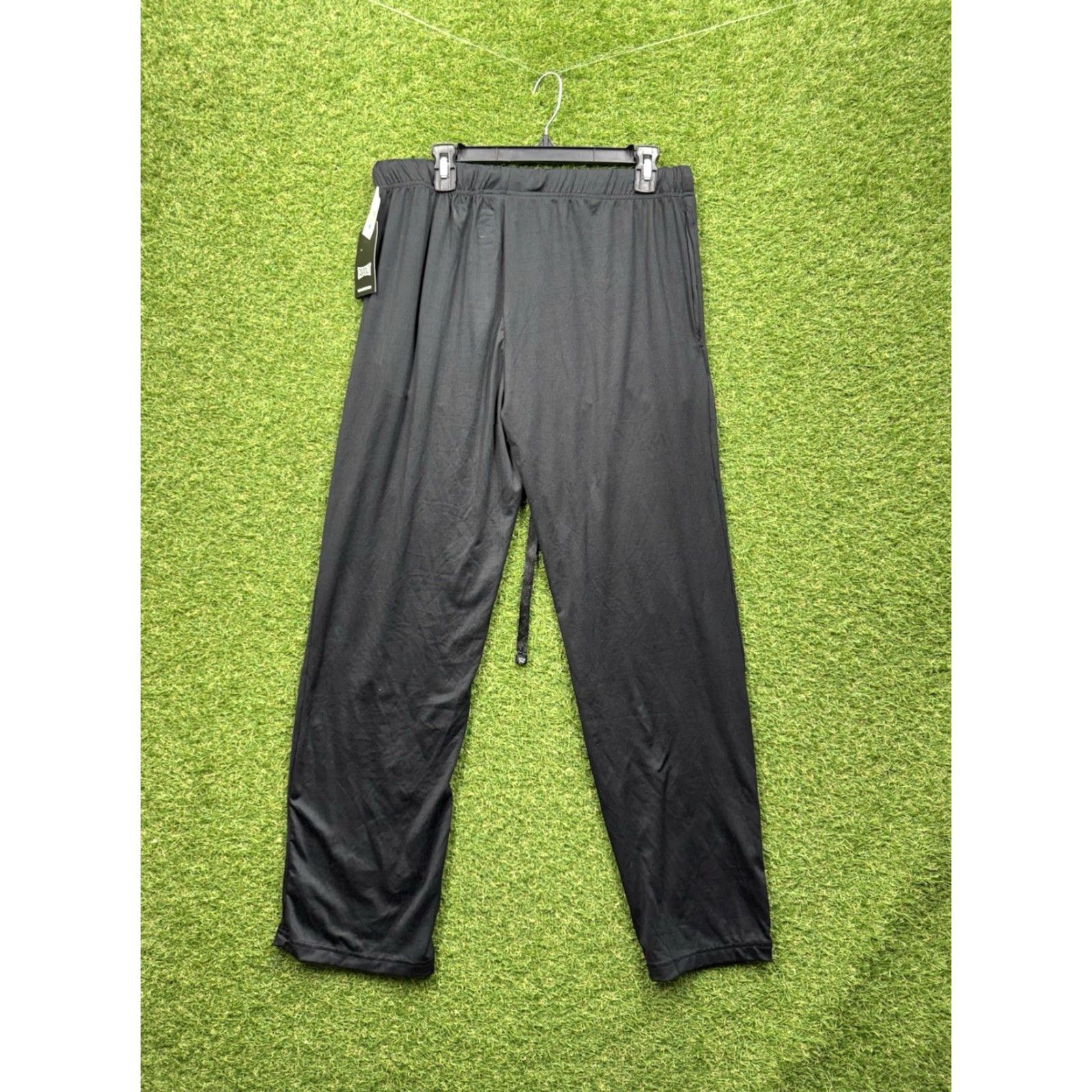 Tapout TAPOUT Sweatpants Mens M Lounge Pants Black Drawstring Sleepwear Casual y2k NWT Size US 31 - 2 Thumbnail