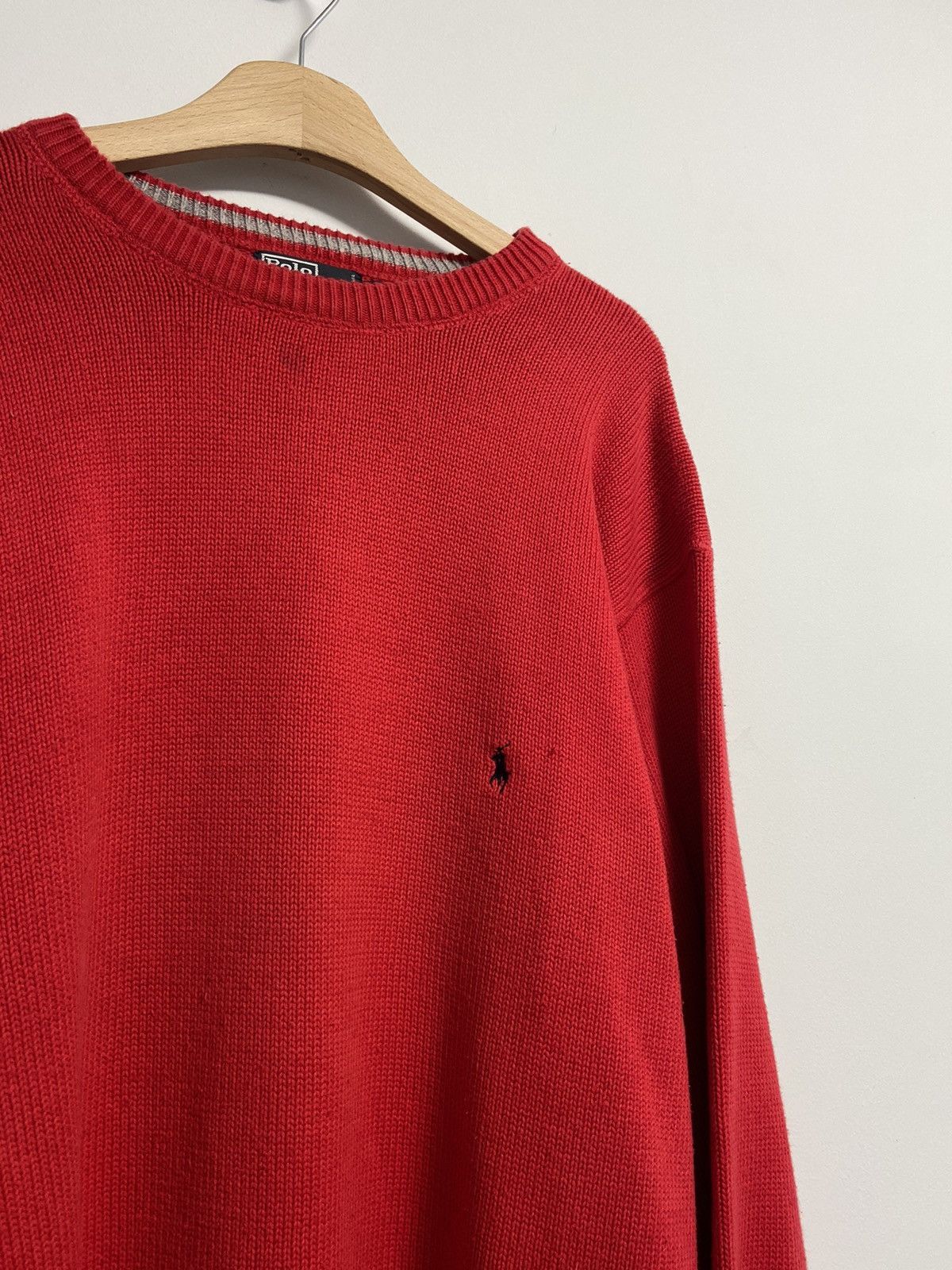 Polo Ralph Lauren Vintage y2k sweater style red