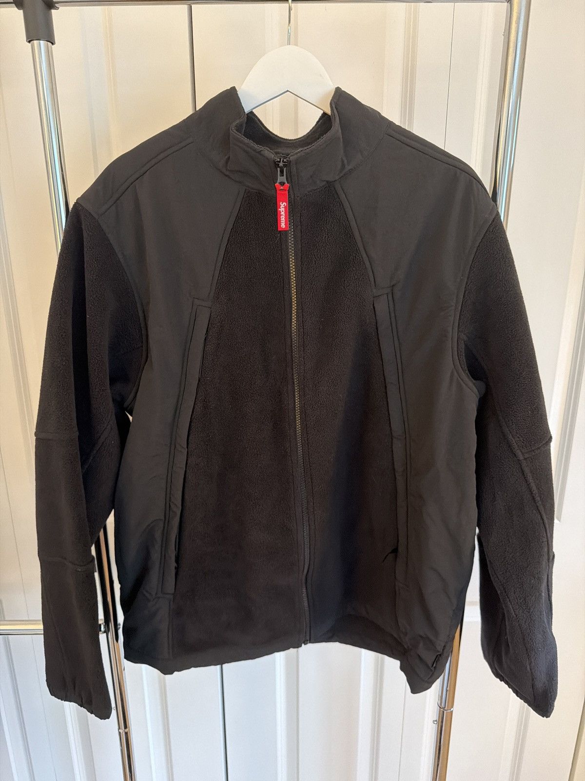 Supreme FW18 Polartec Zip Up Jacket Size US XL / EU 56 / 4 - 1 Thumbnail