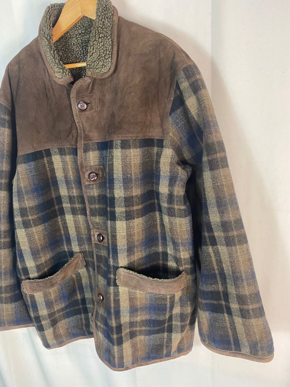 Vintage Maypole wool and Sherpa button up jacket Size US L / EU 52-54 / 3 - 2 Thumbnail