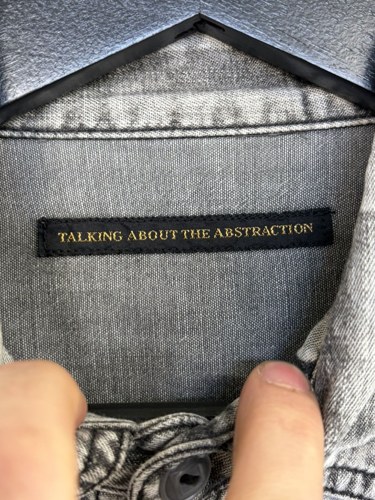 TALKING ABOUT THE ABSTRACTION Talking About the Abstraction Selvedge Denim Shirt Size US M / EU 48-50 / 2 - 3 Thumbnail