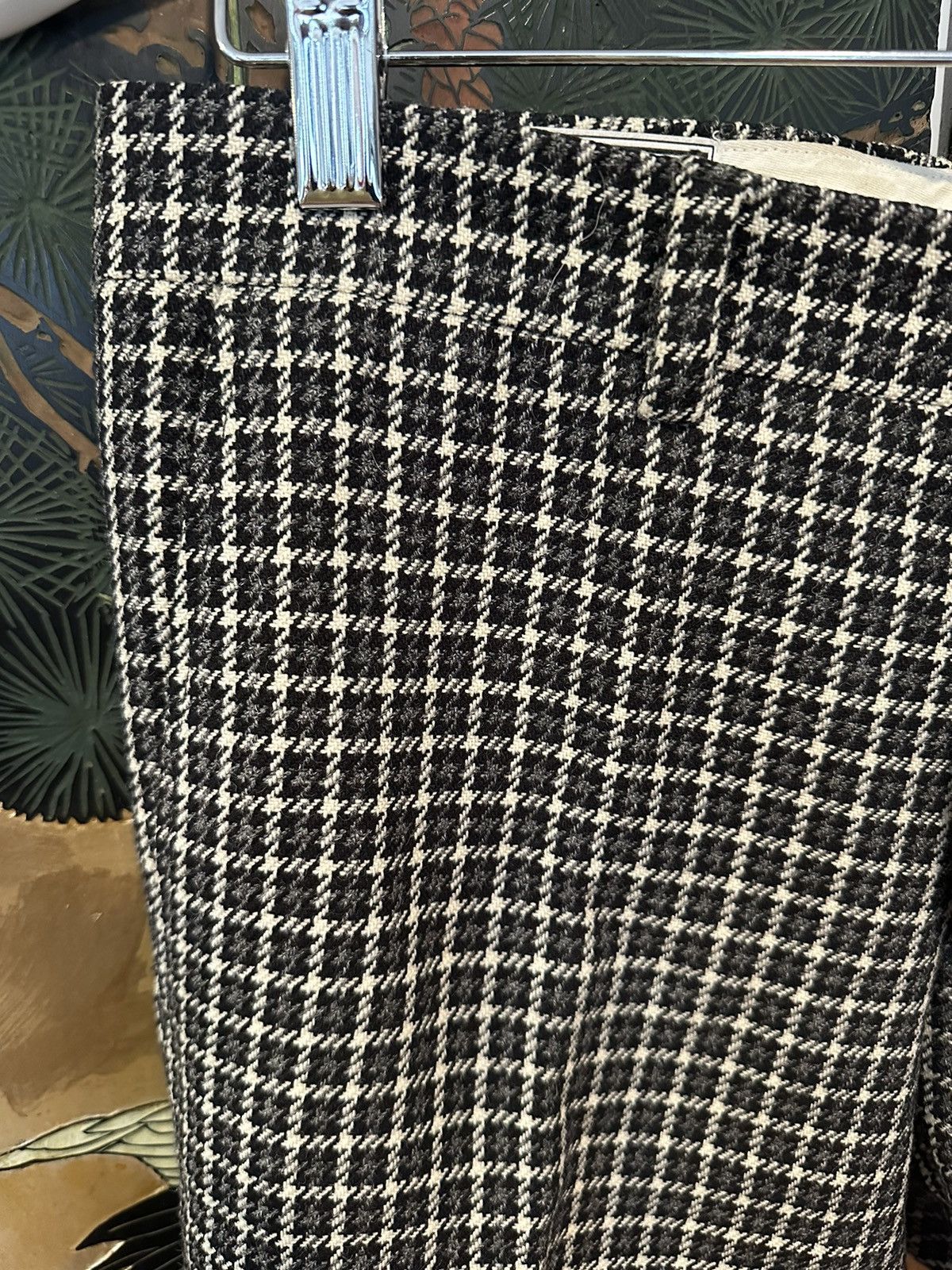AMI AMI Plaid Cropped Smart Trousers Size US 28 / EU 44 - 5 Thumbnail
