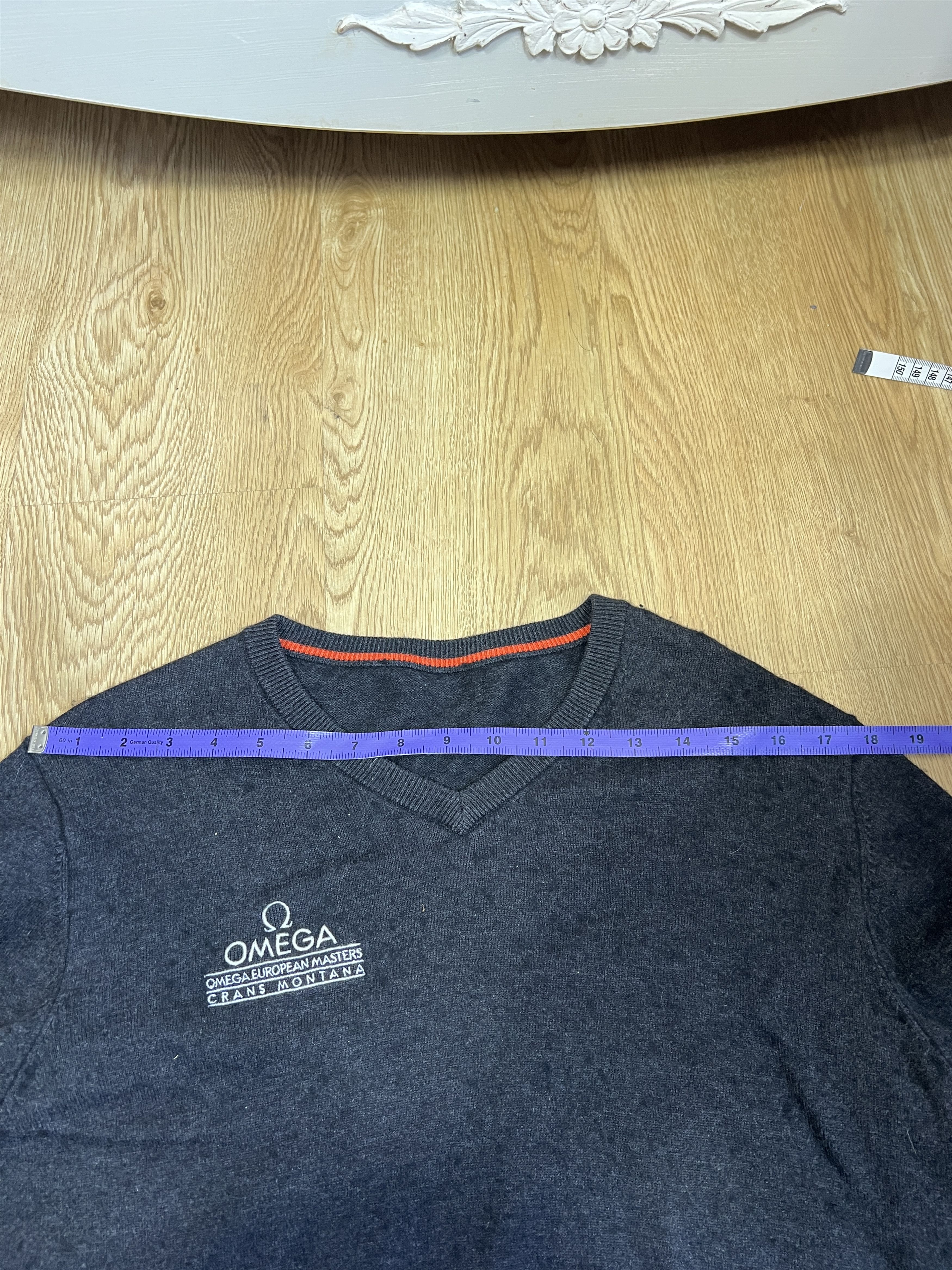 KJUS × Omega KJUS OMEGA CRANS MONTANA V NECK LANA SWEATER GRAY Size US M / EU 48-50 / 2 - 9 Thumbnail