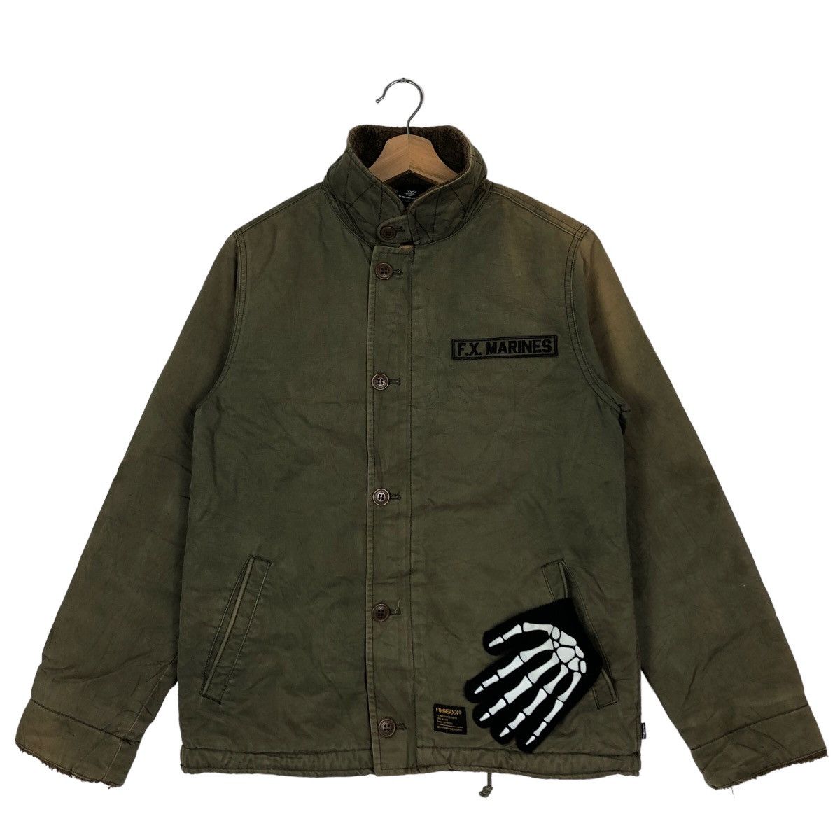 Japanese Brand 🔥Sun Faded Design Hunting Jacket F.X. Marines Military Size US M / EU 48-50 / 2 - 2 Thumbnail