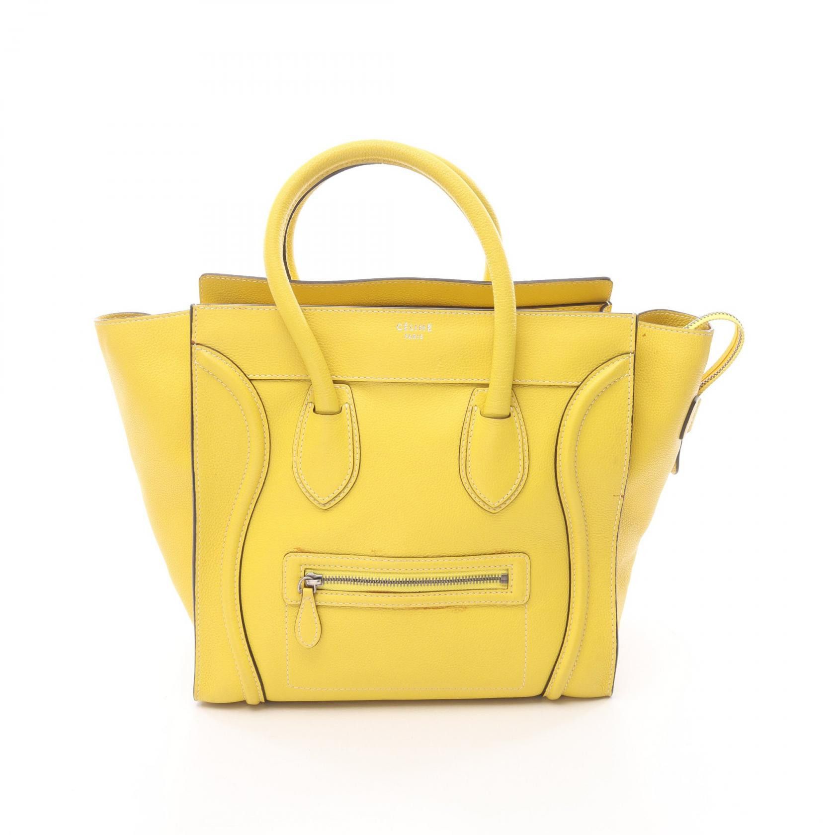 Celine Celine Celine Luggage Mini Shopper Leather Handbag Leather Handbag 165213 DUTY FREE for USA Size ONE SIZE - 1 Thumbnail